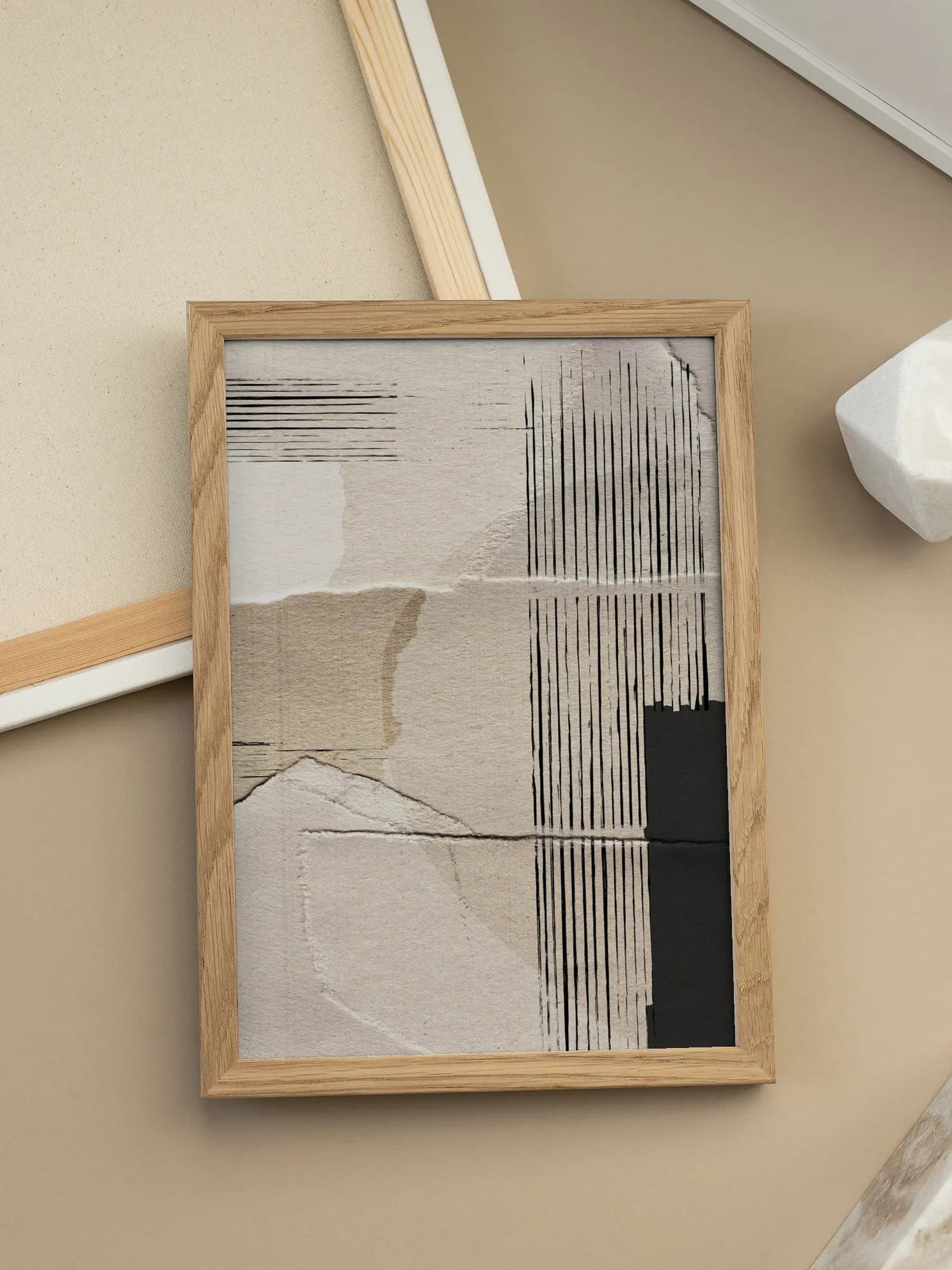 Textured Lines Poster