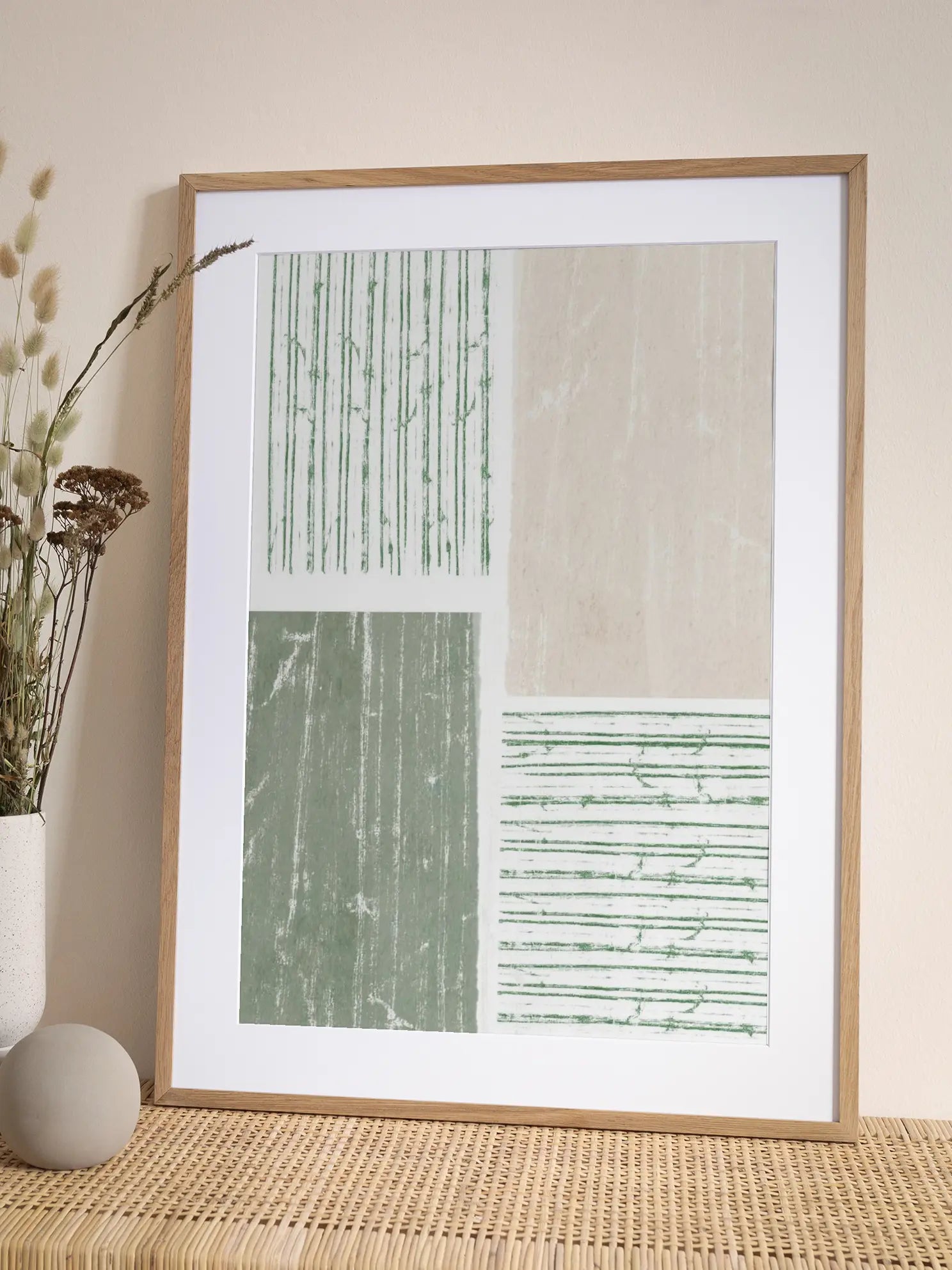 Textured Squares Poster