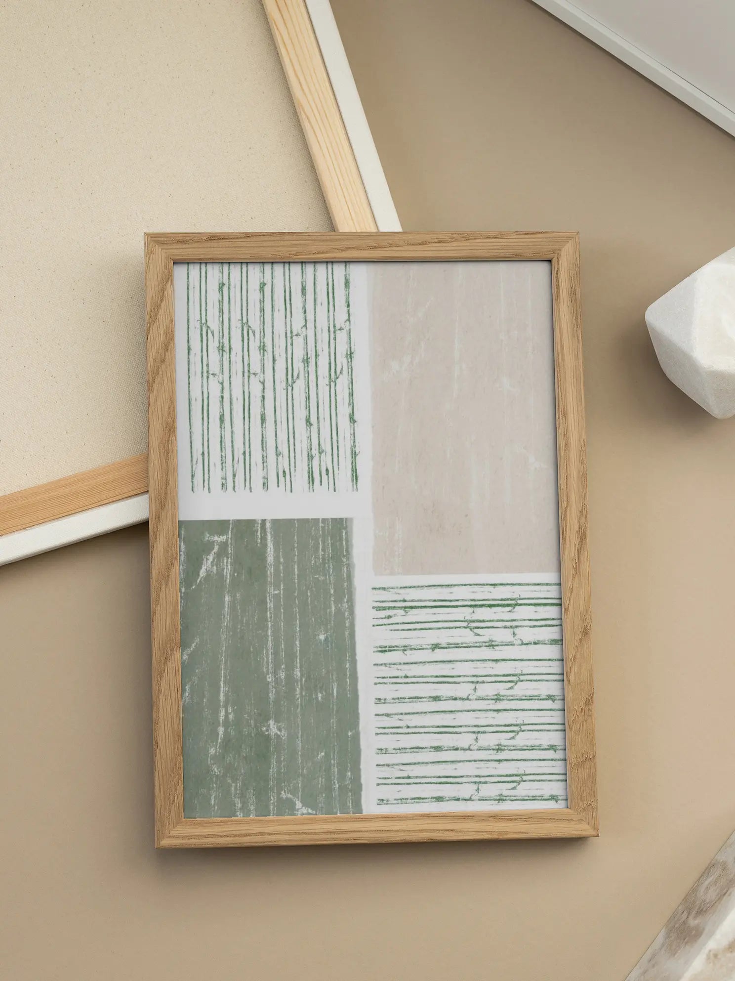 Textured Squares Poster