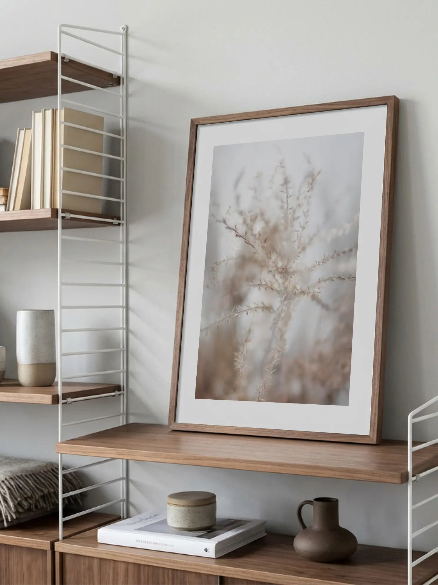 Textured Tendrils Poster