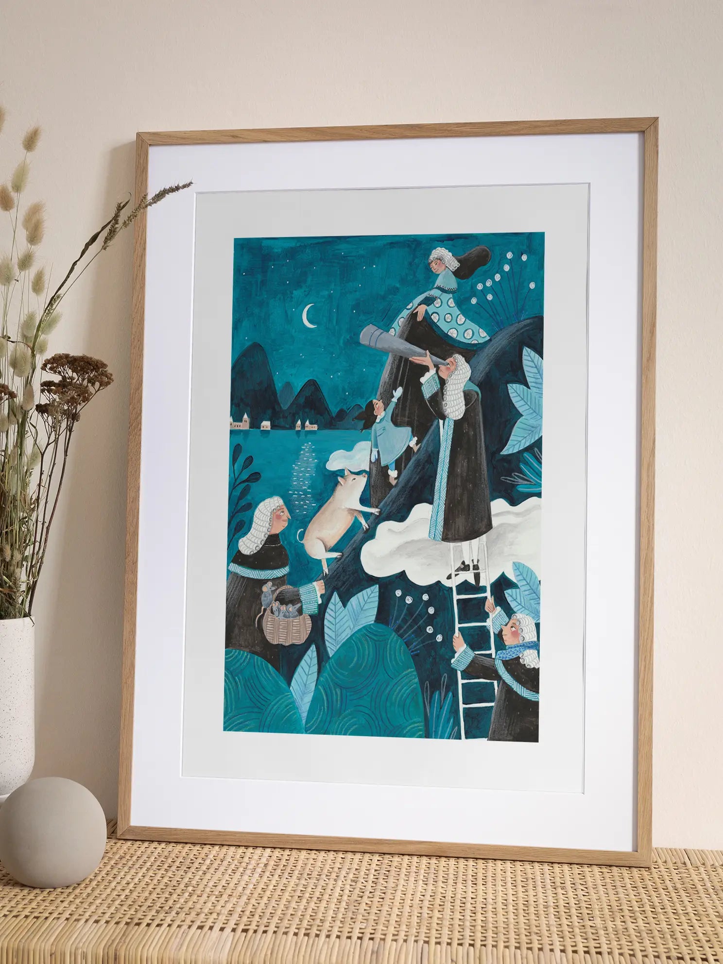 The Astronomers Poster