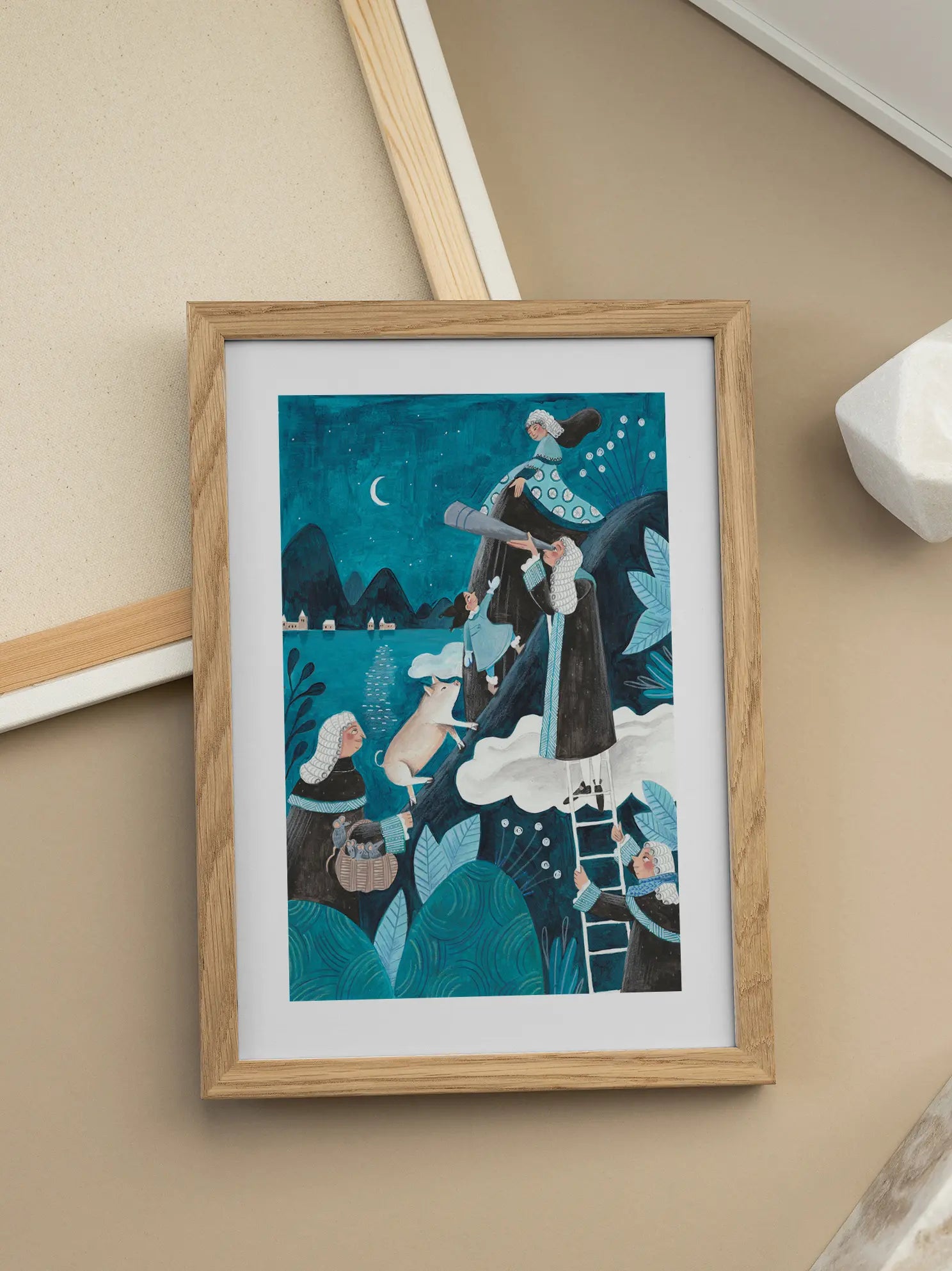 The Astronomers Poster