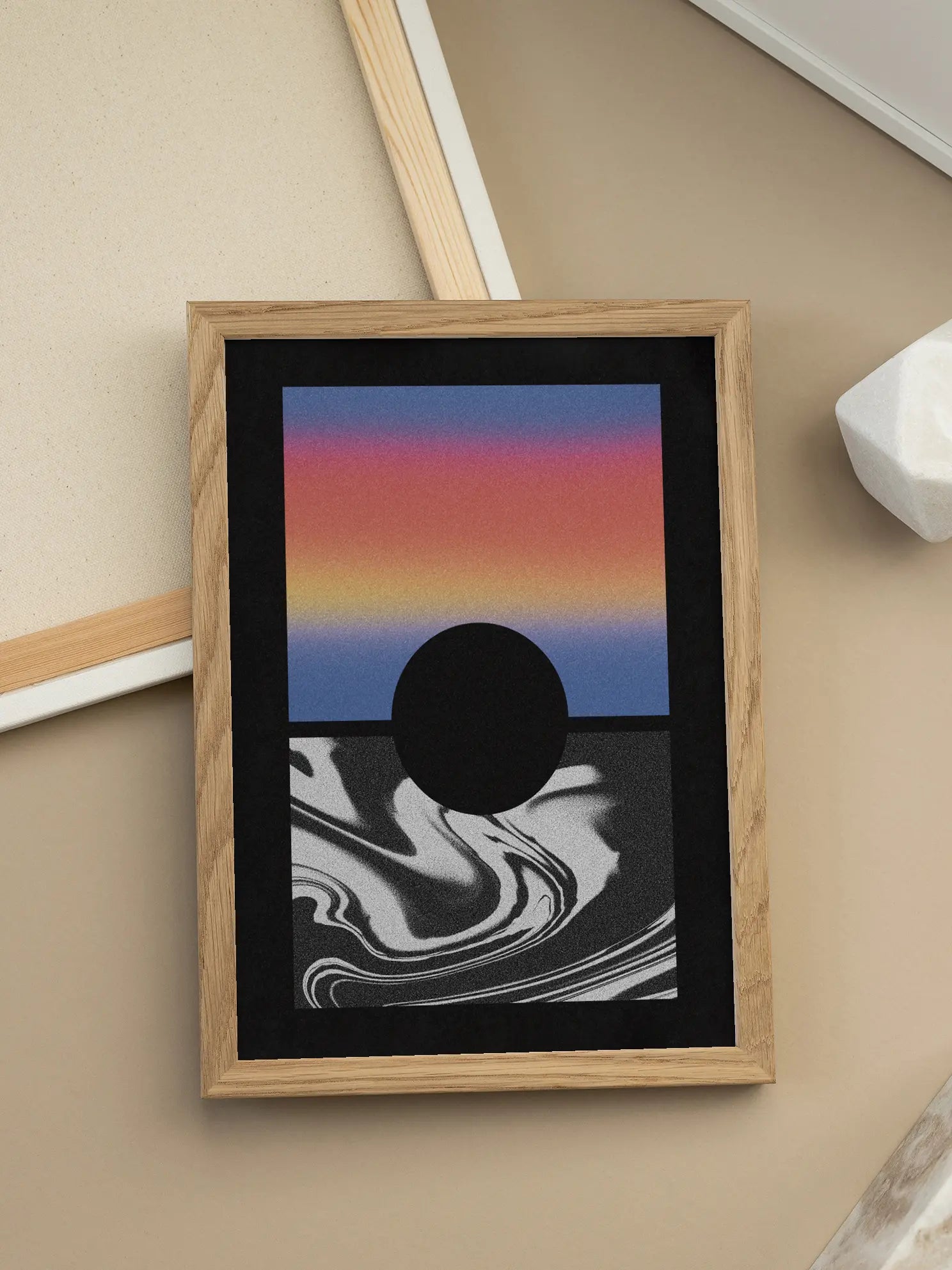 The Big Black Dot Poster