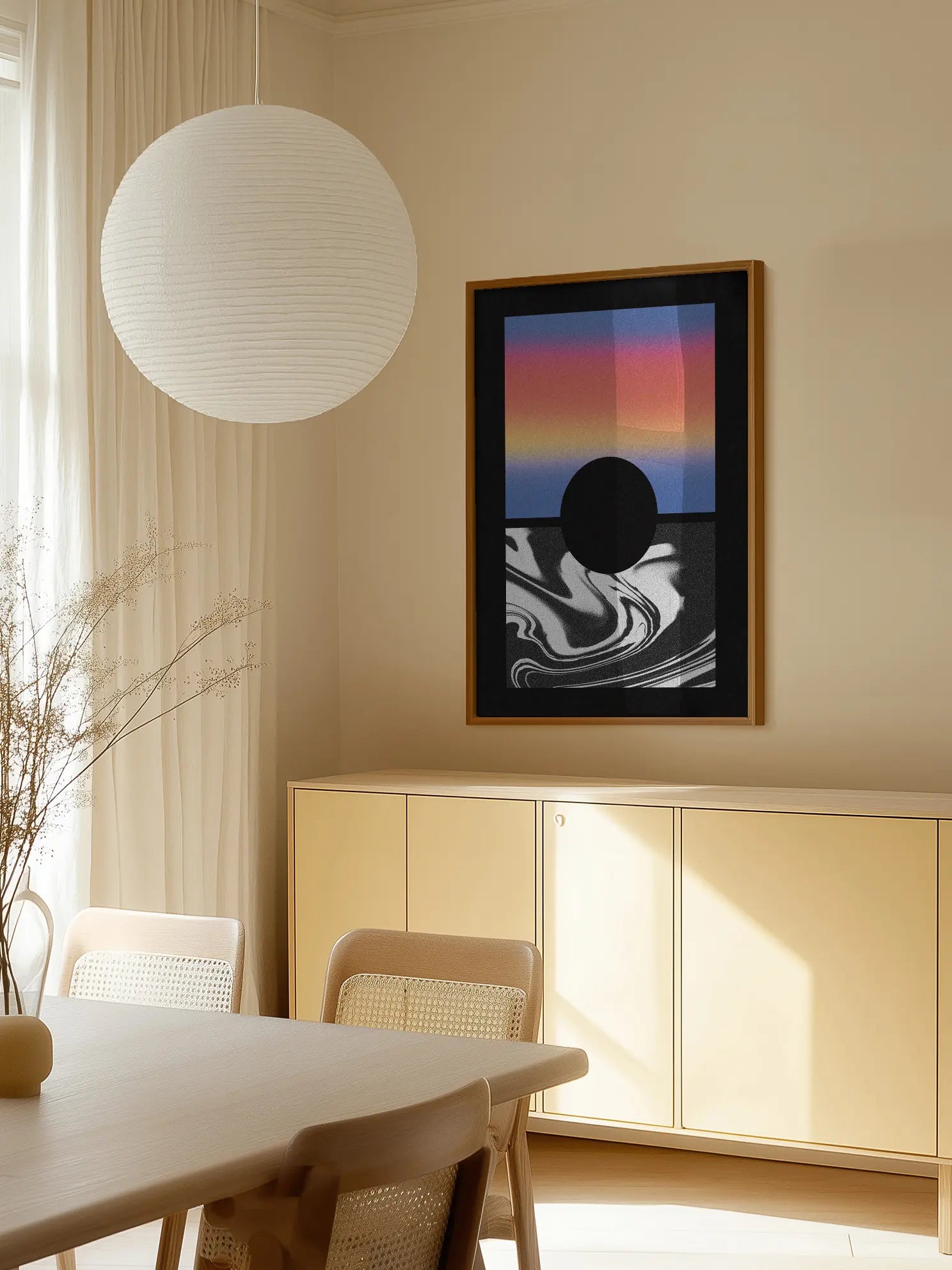 The Big Black Dot Poster