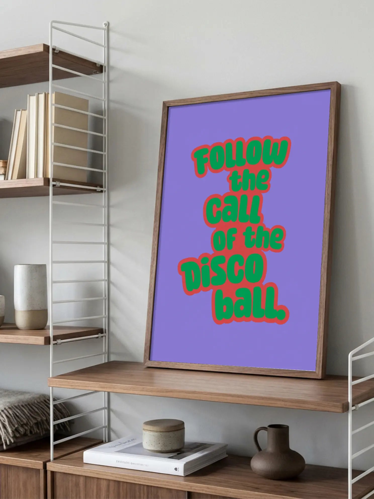 The Call of the Disco Ball Poster