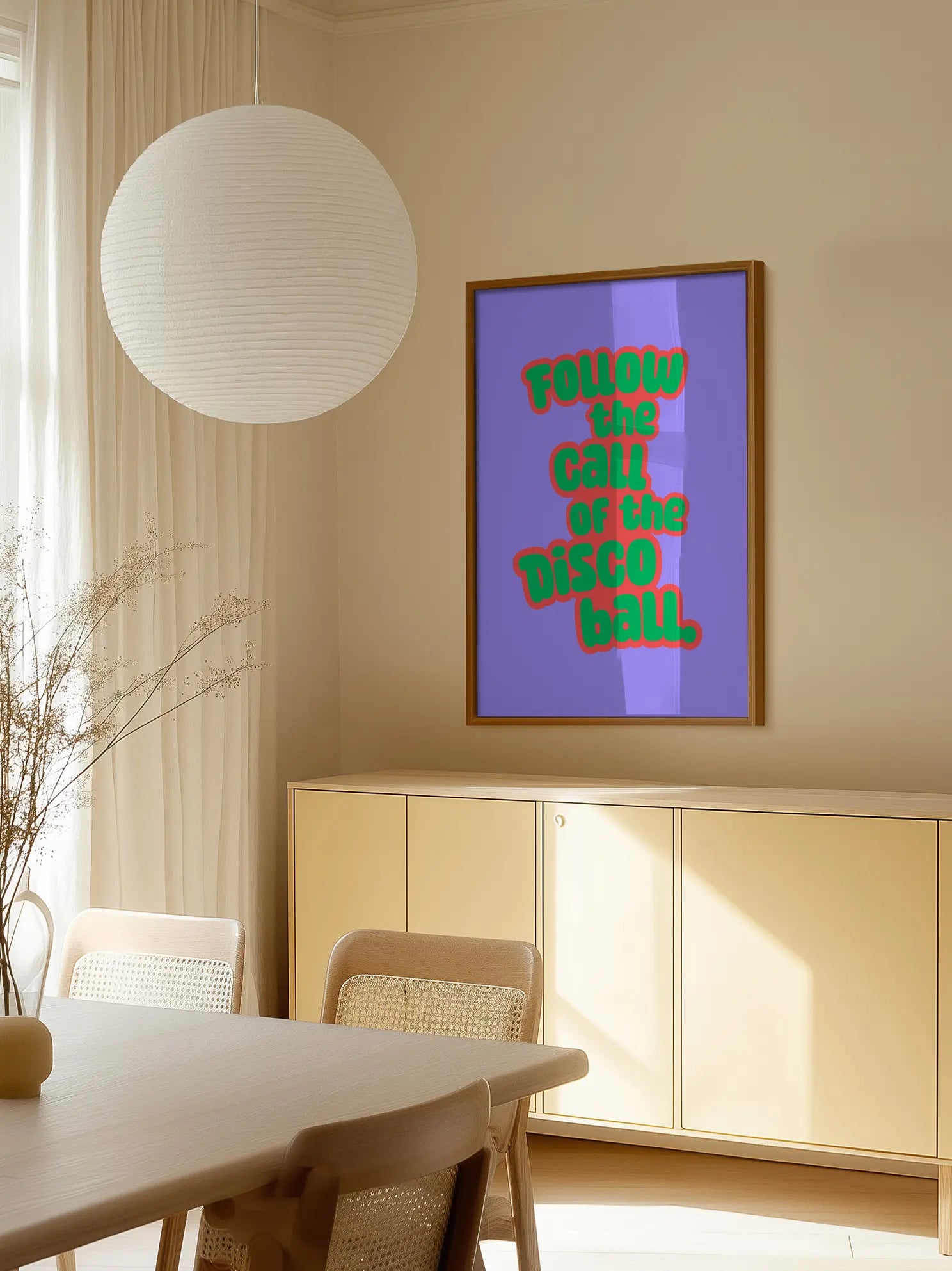 The Call of the Disco Ball Poster