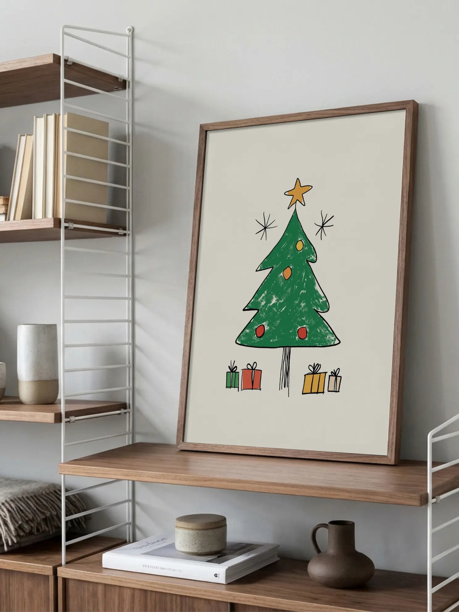 The Christmas Tree Sketch Poster