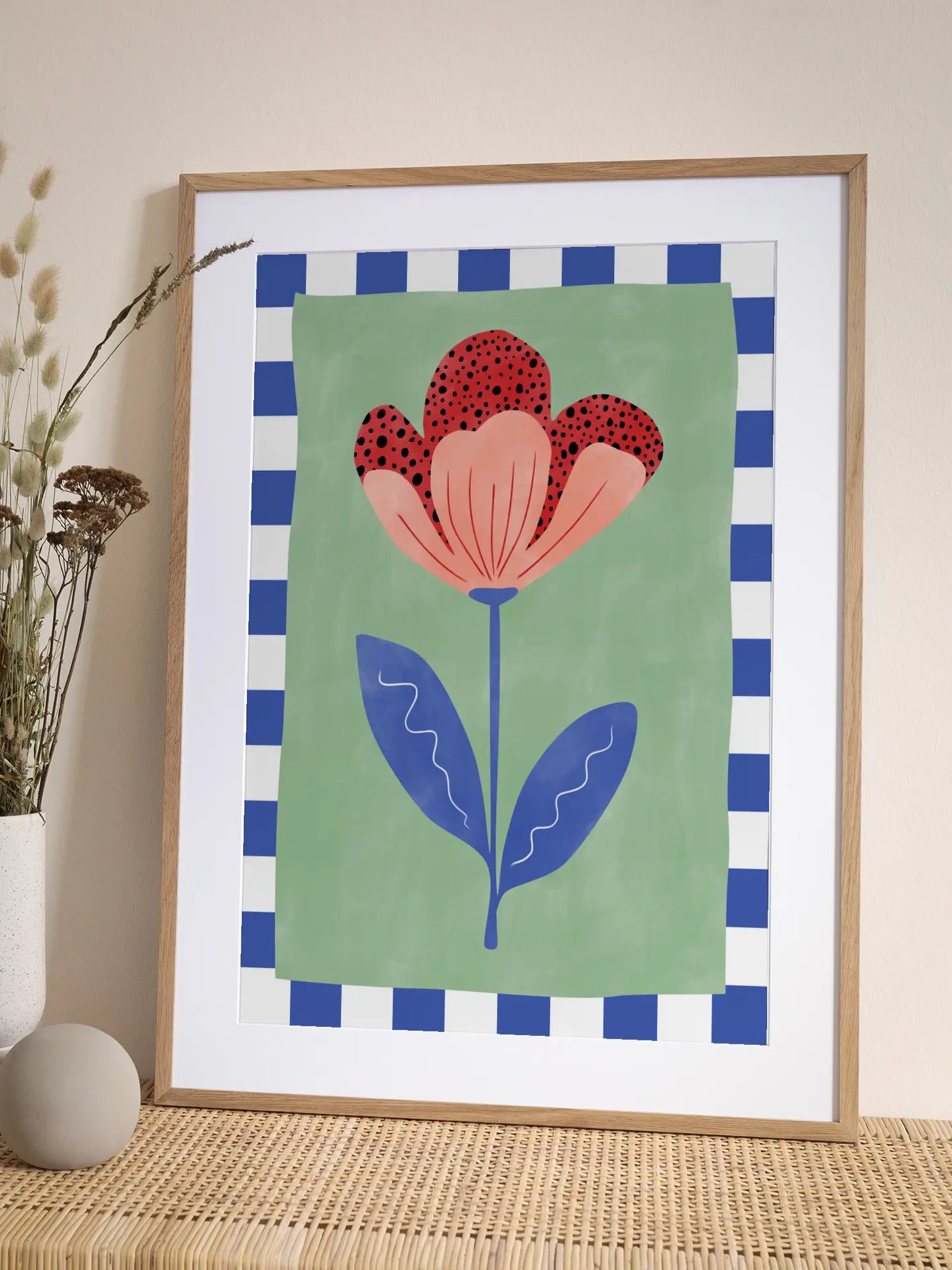 The Painted Flower Poster
