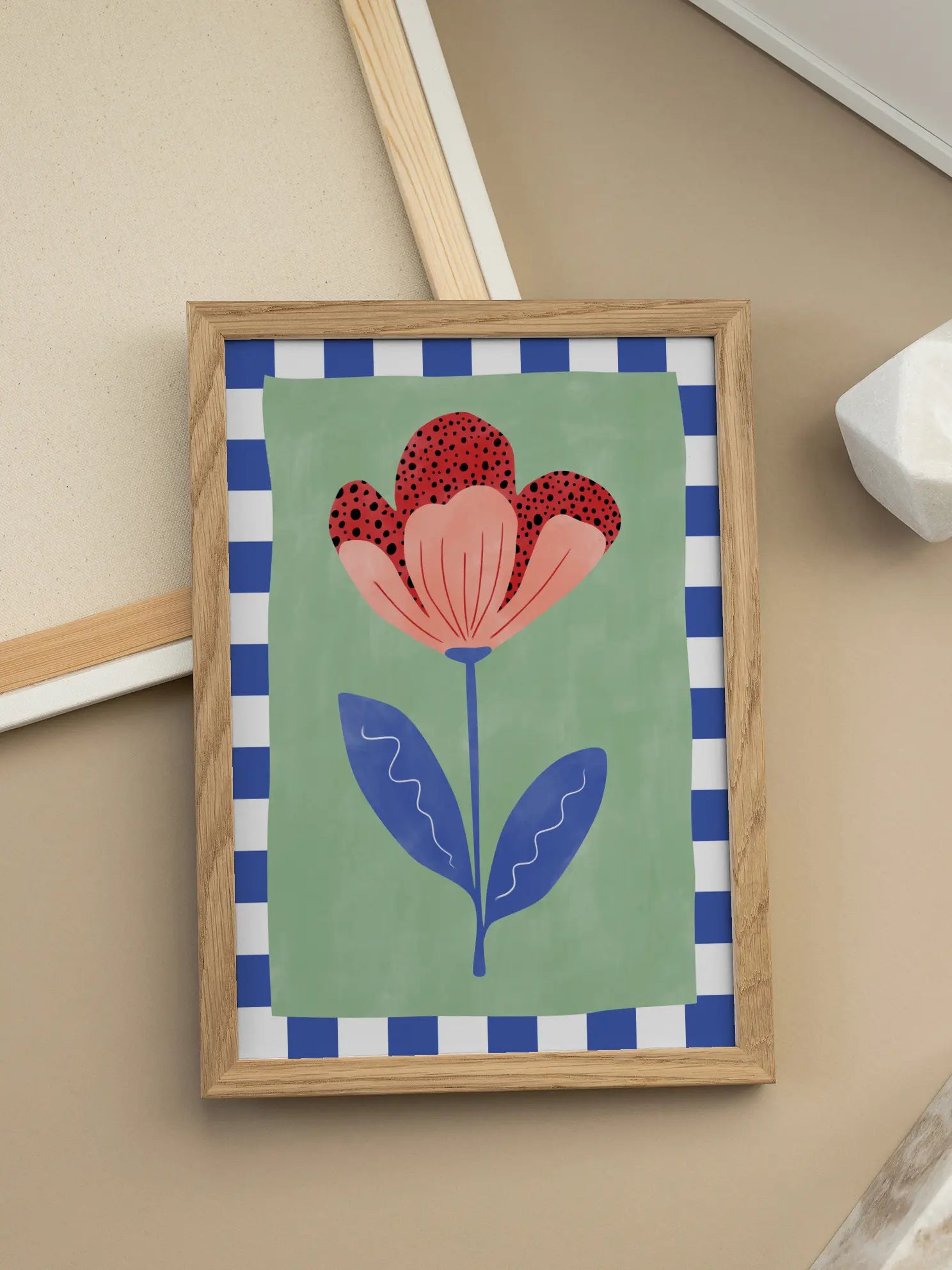 The Painted Flower Poster