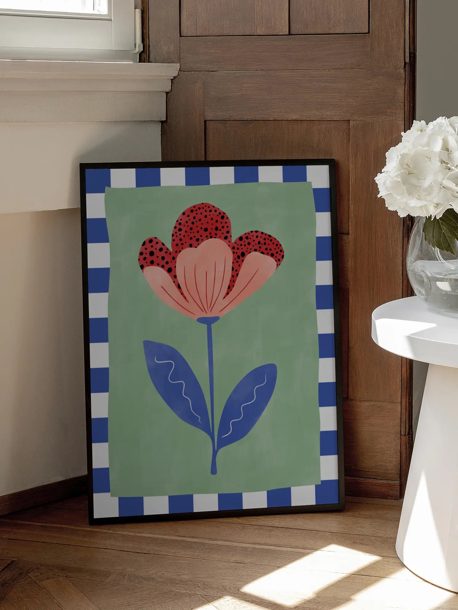 The Painted Flower Poster