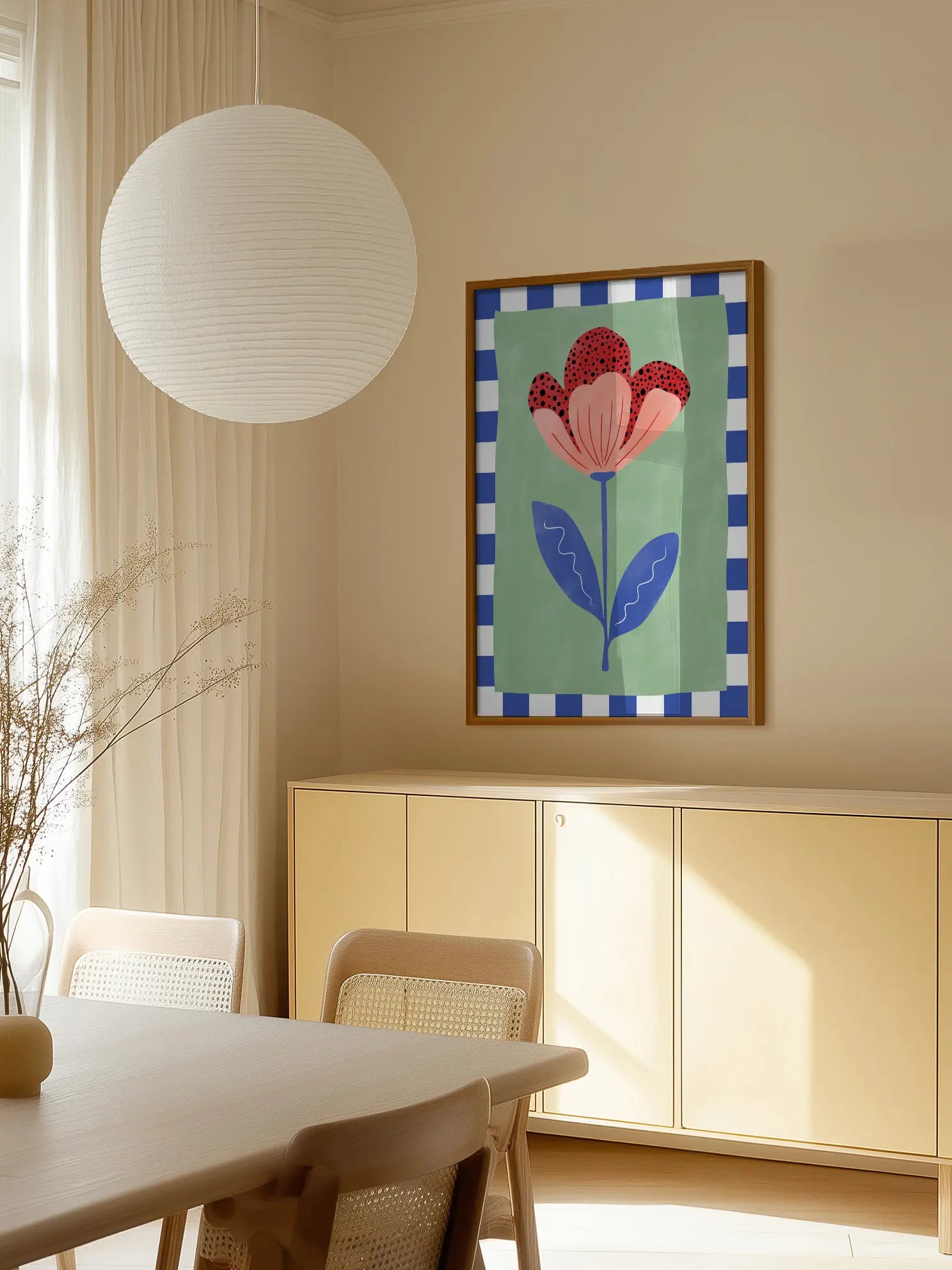 The Painted Flower Poster