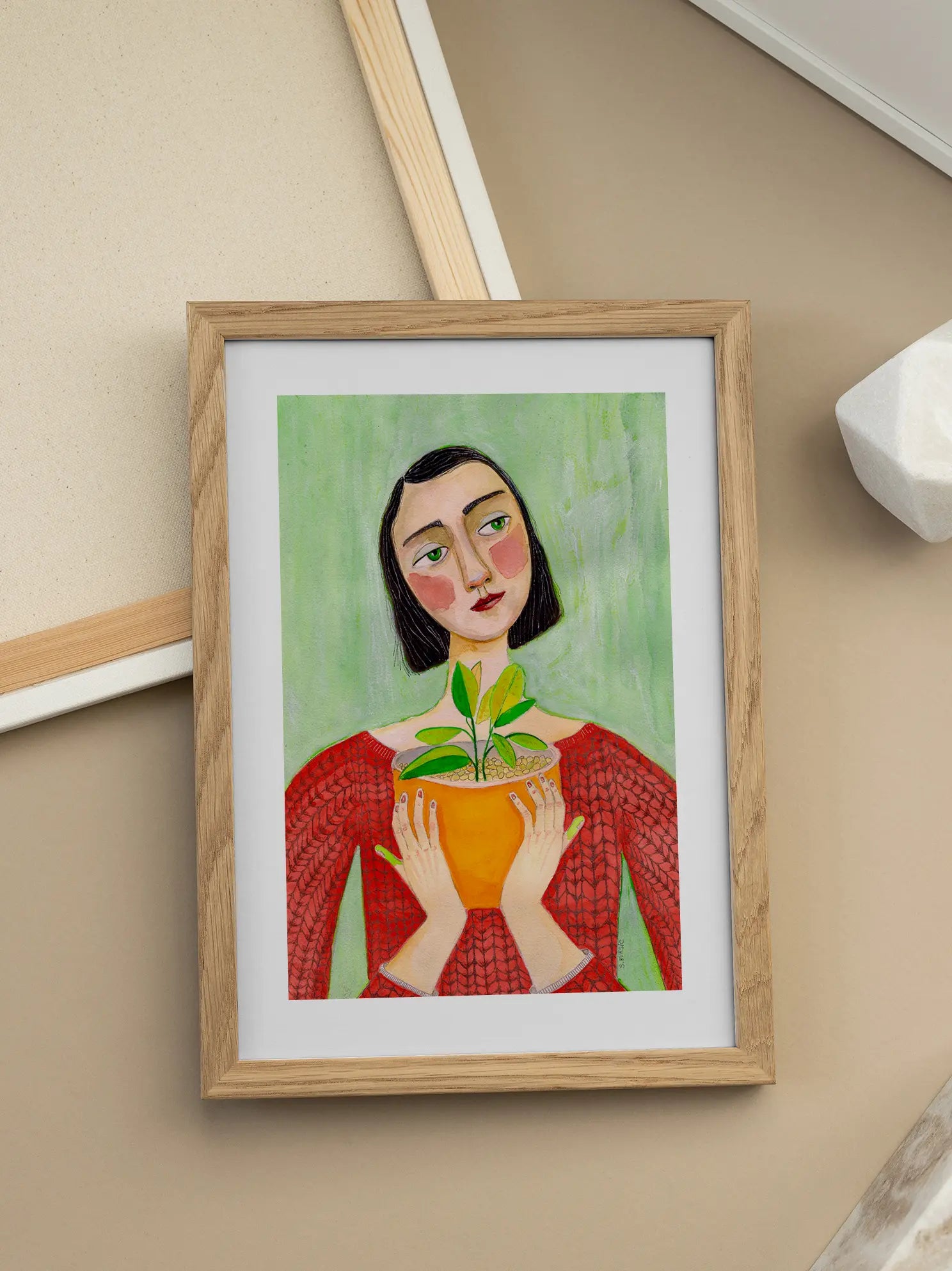 The Plant Lady Poster