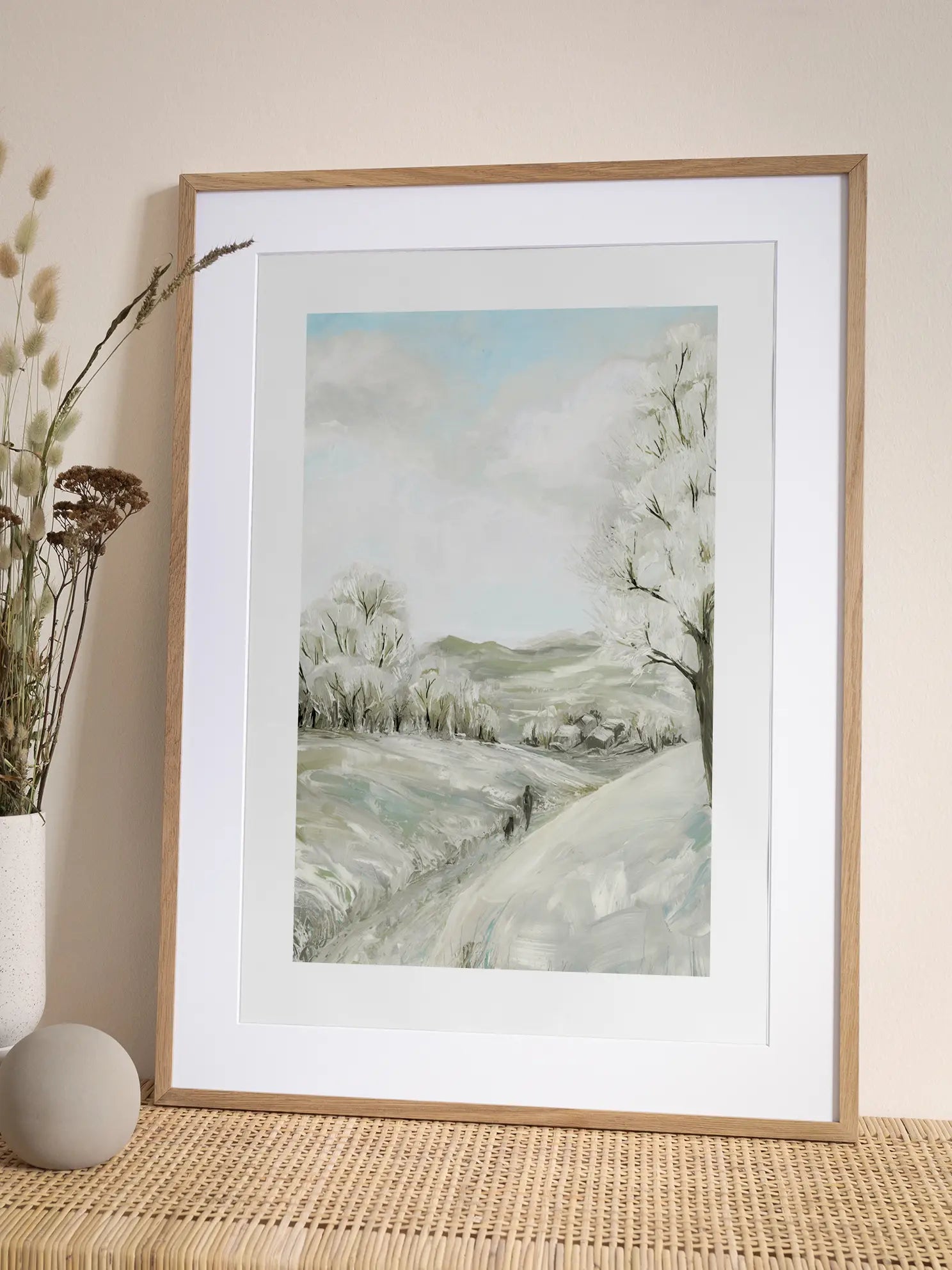 The Winter Stroll Poster
