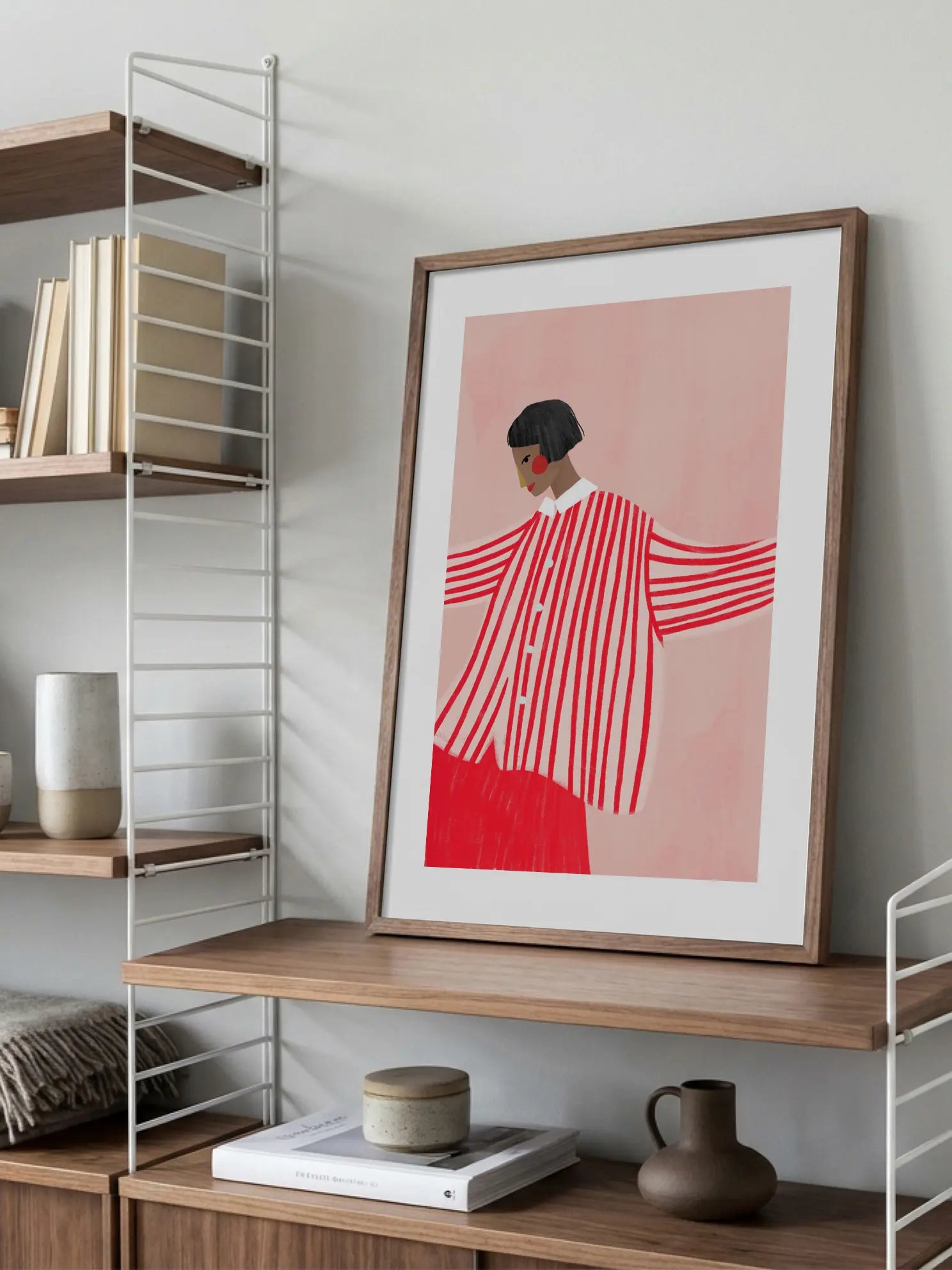 The Woman in Red Poster