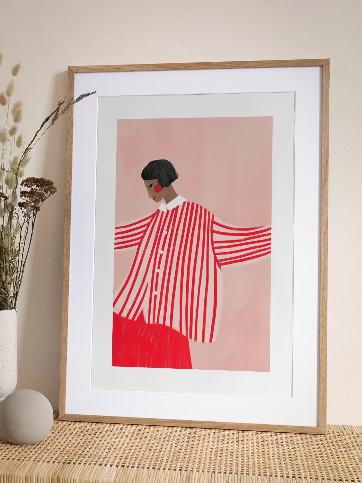 The Woman in Red Poster