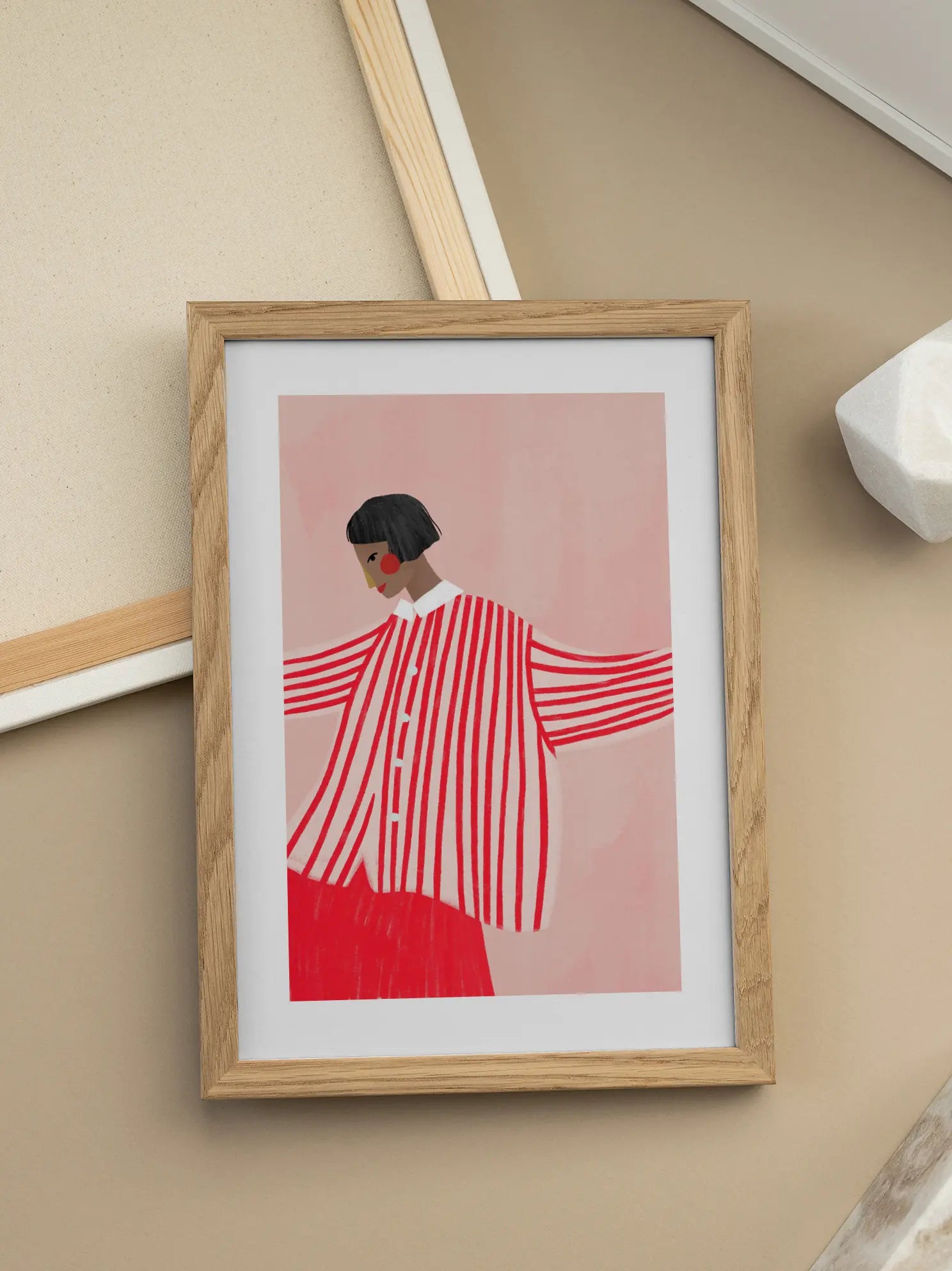 The Woman in Red Poster