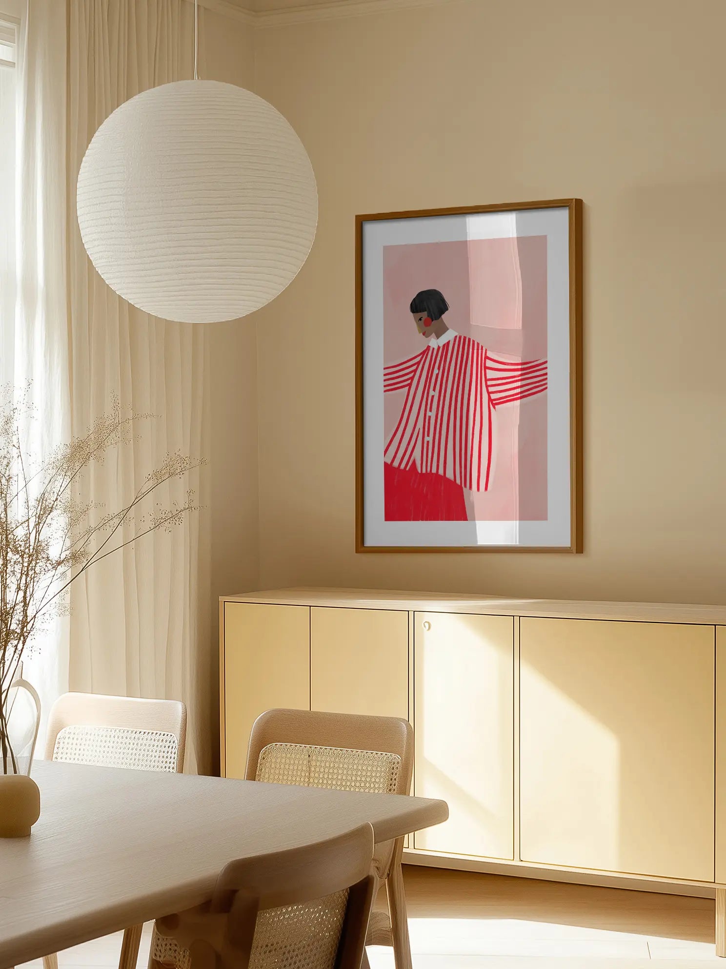 The Woman in Red Poster