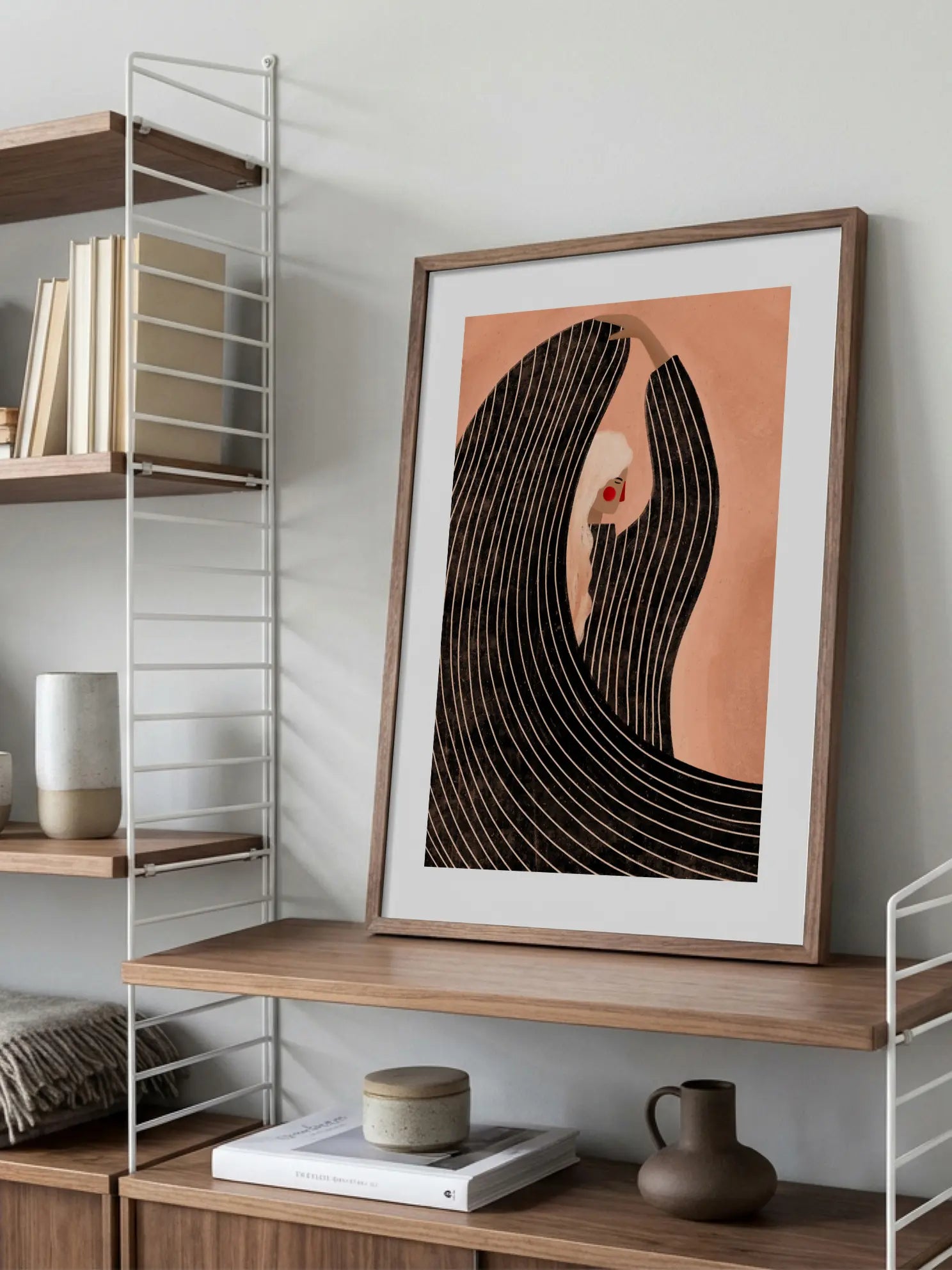 The Woman With the Black Dress Poster