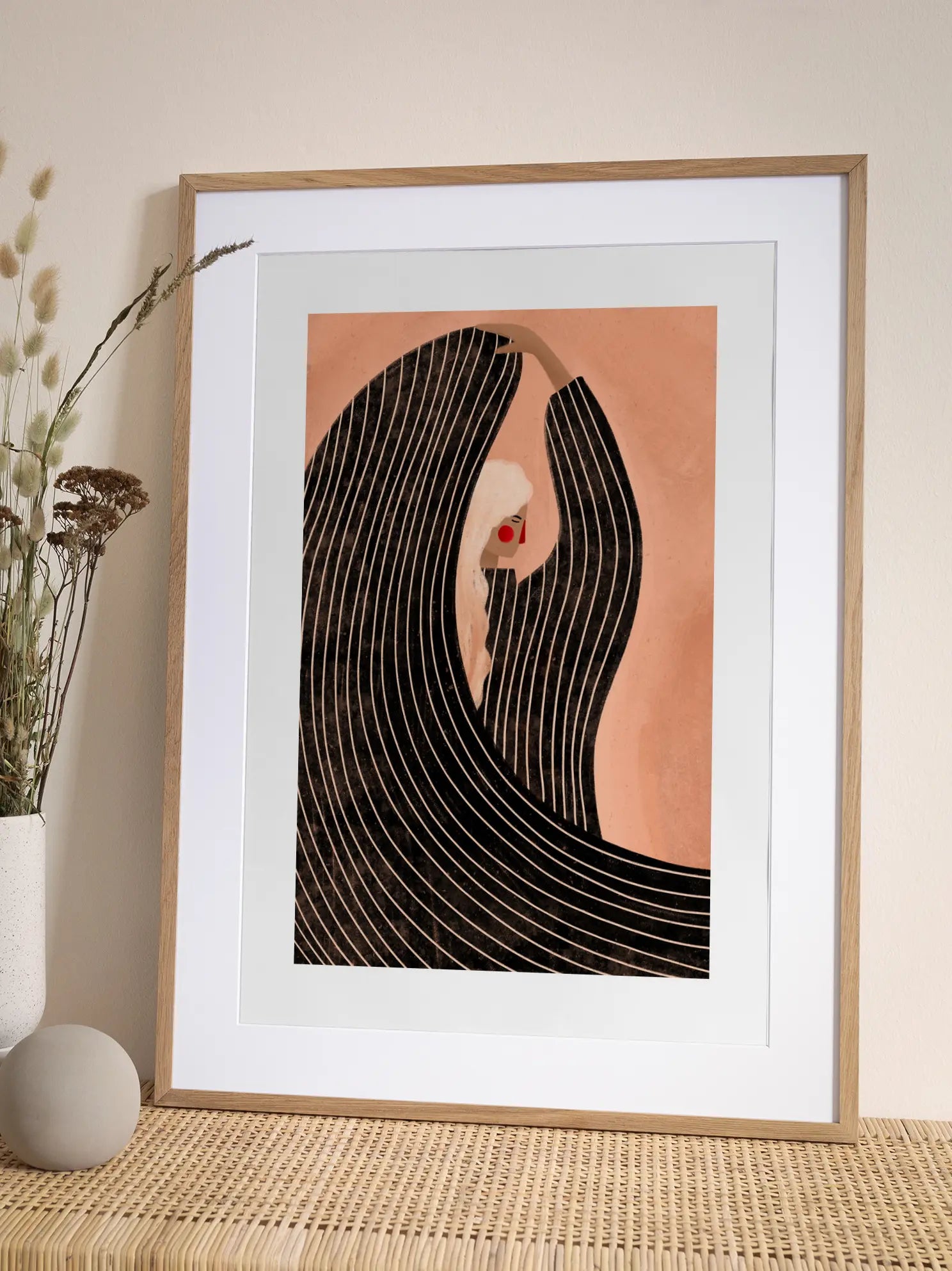 The Woman With the Black Dress Poster