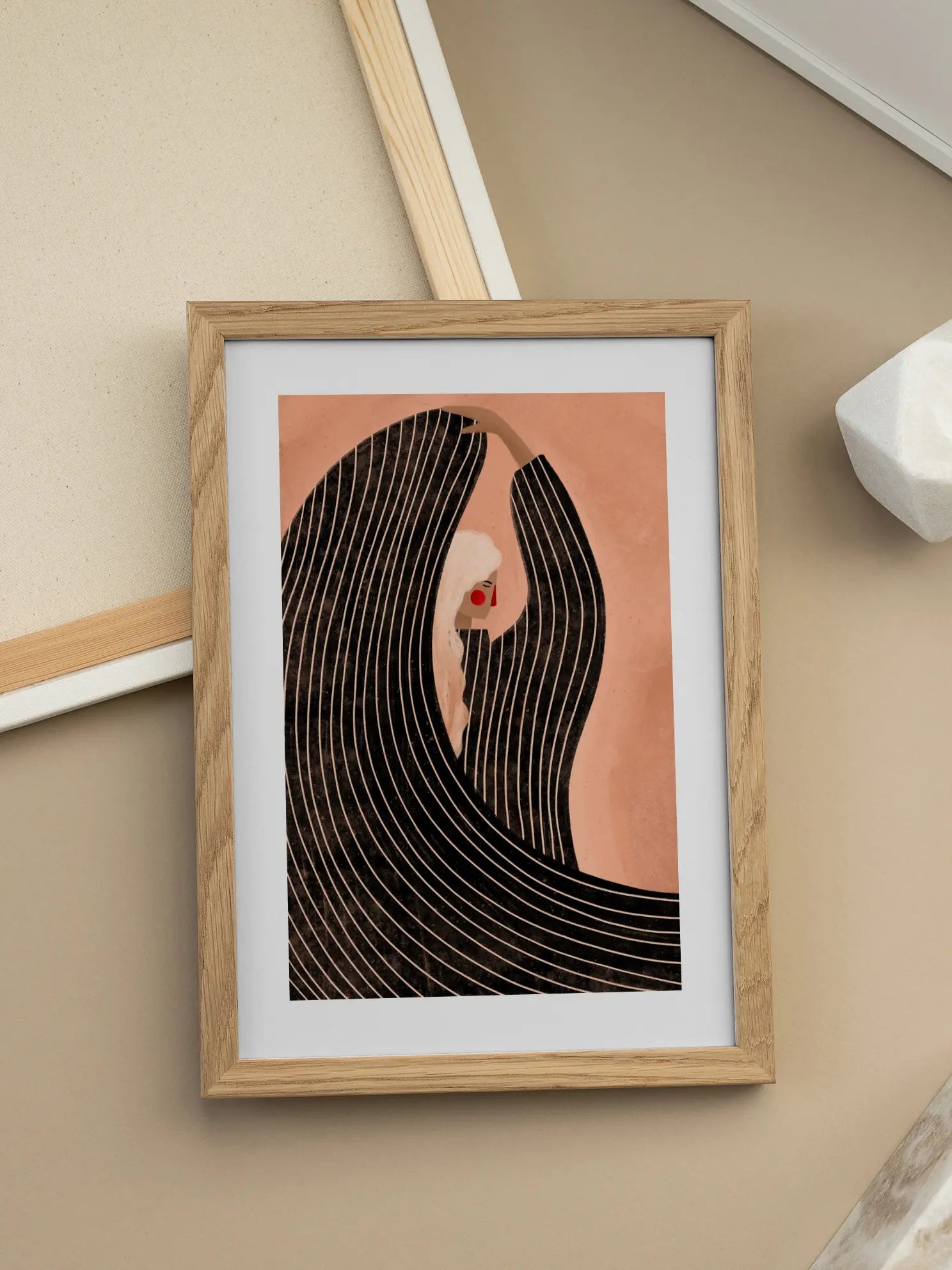 The Woman With the Black Dress Poster