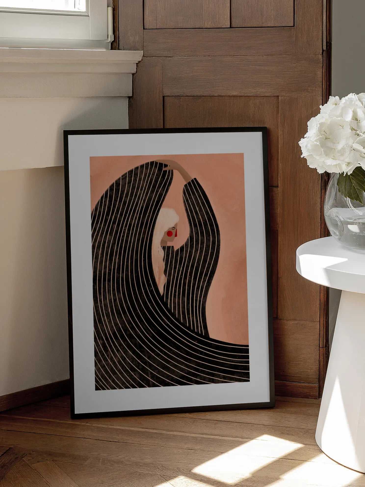 The Woman With the Black Dress Poster
