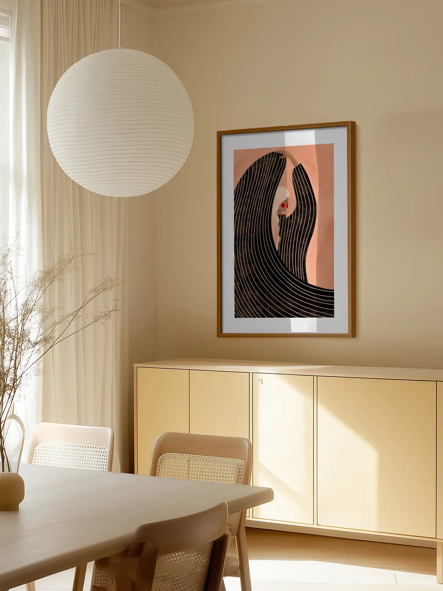 The Woman With the Black Dress Poster