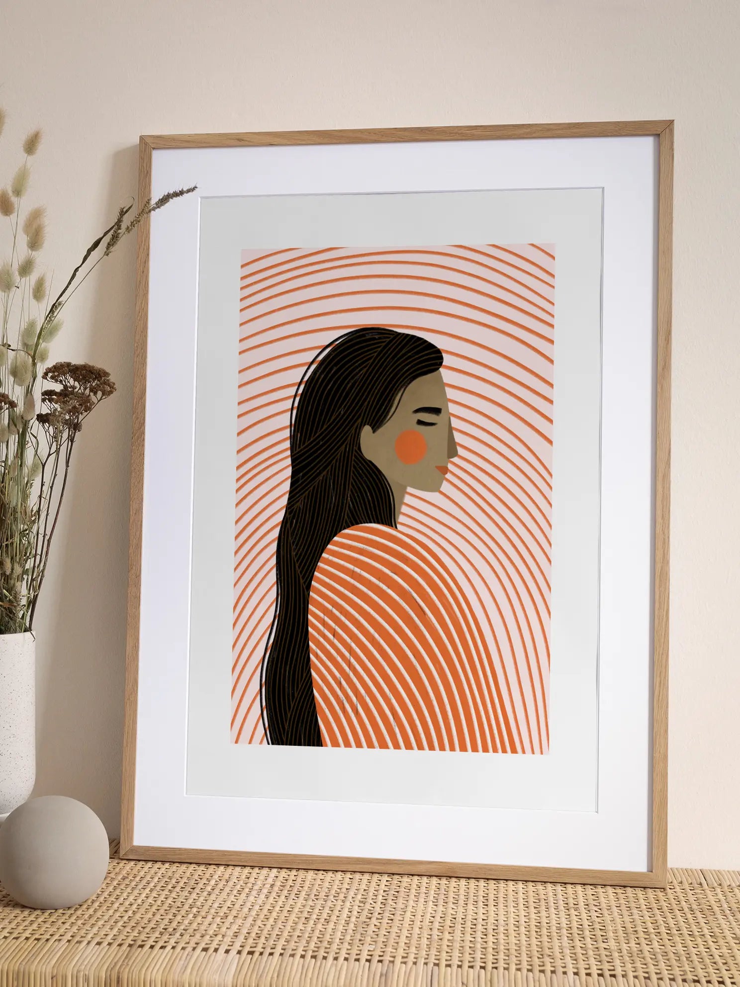 The Woman With the Lines Poster