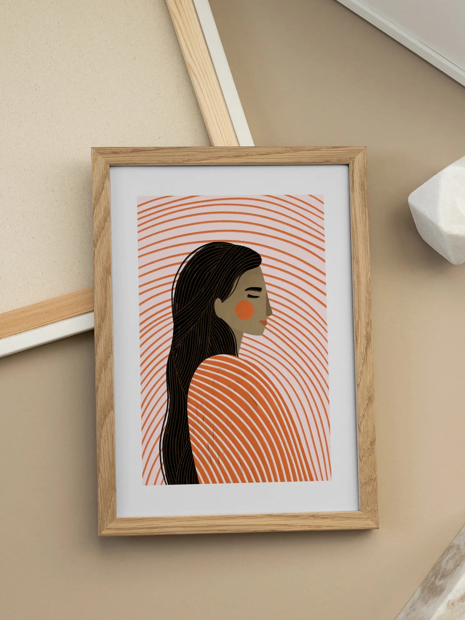 The Woman With the Lines Poster