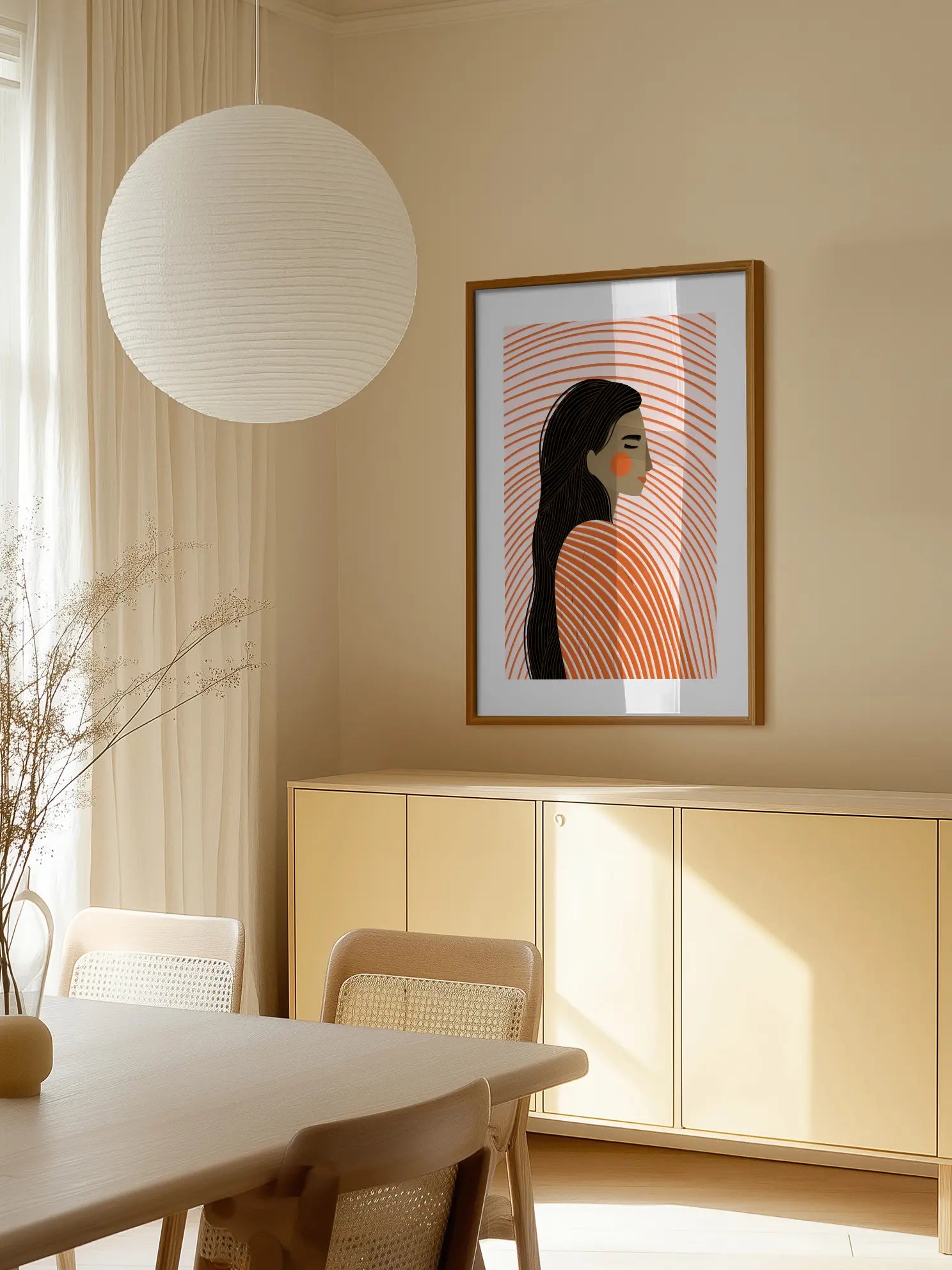 The Woman With the Lines Poster