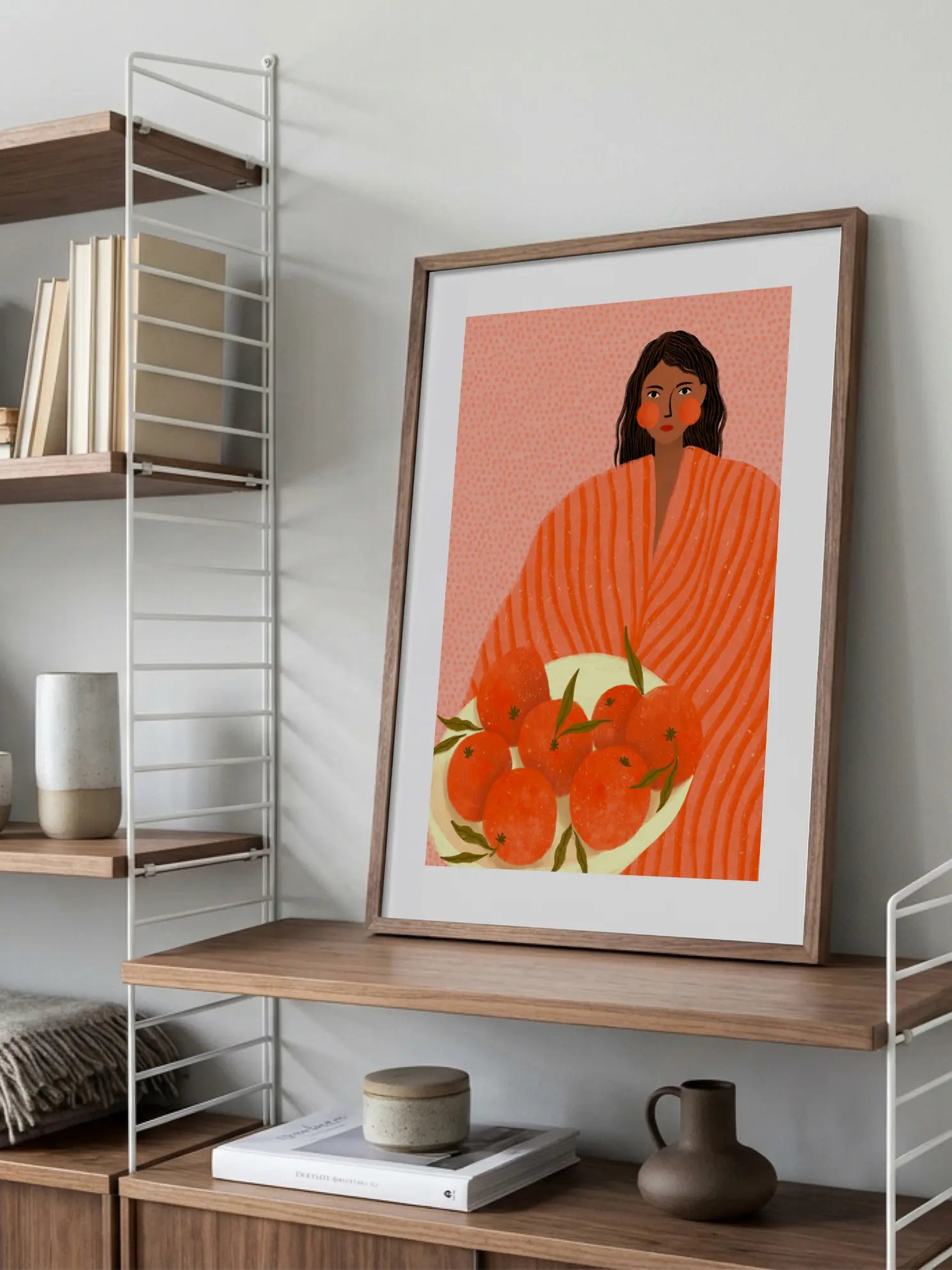 The Woman With the Oranges No2 Poster