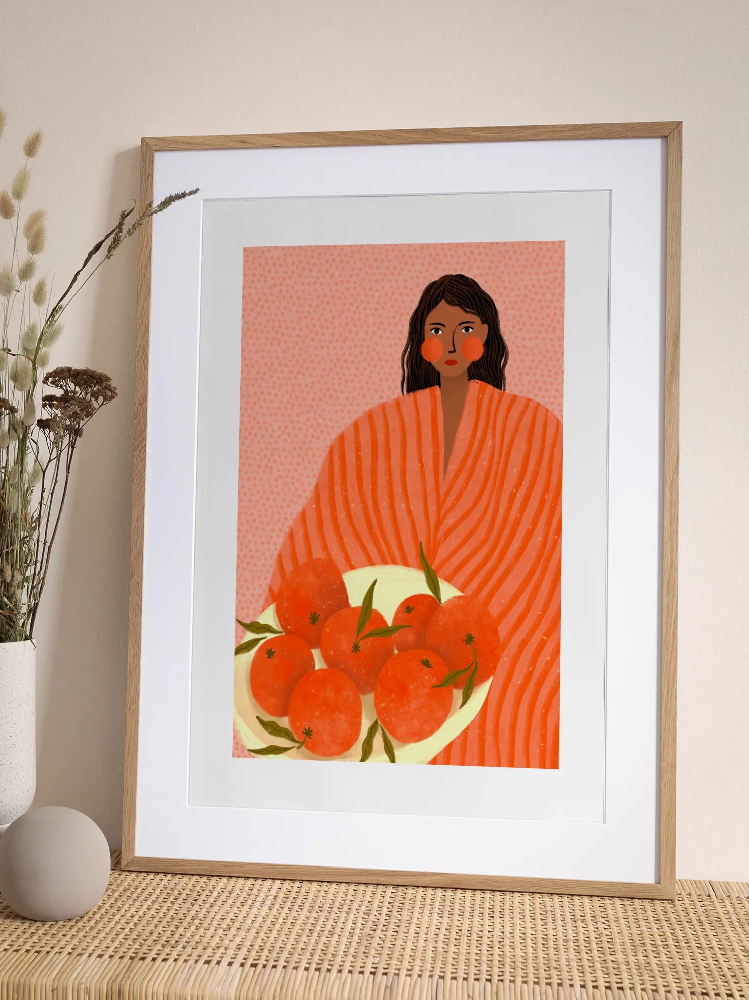 The Woman With the Oranges No2 Poster