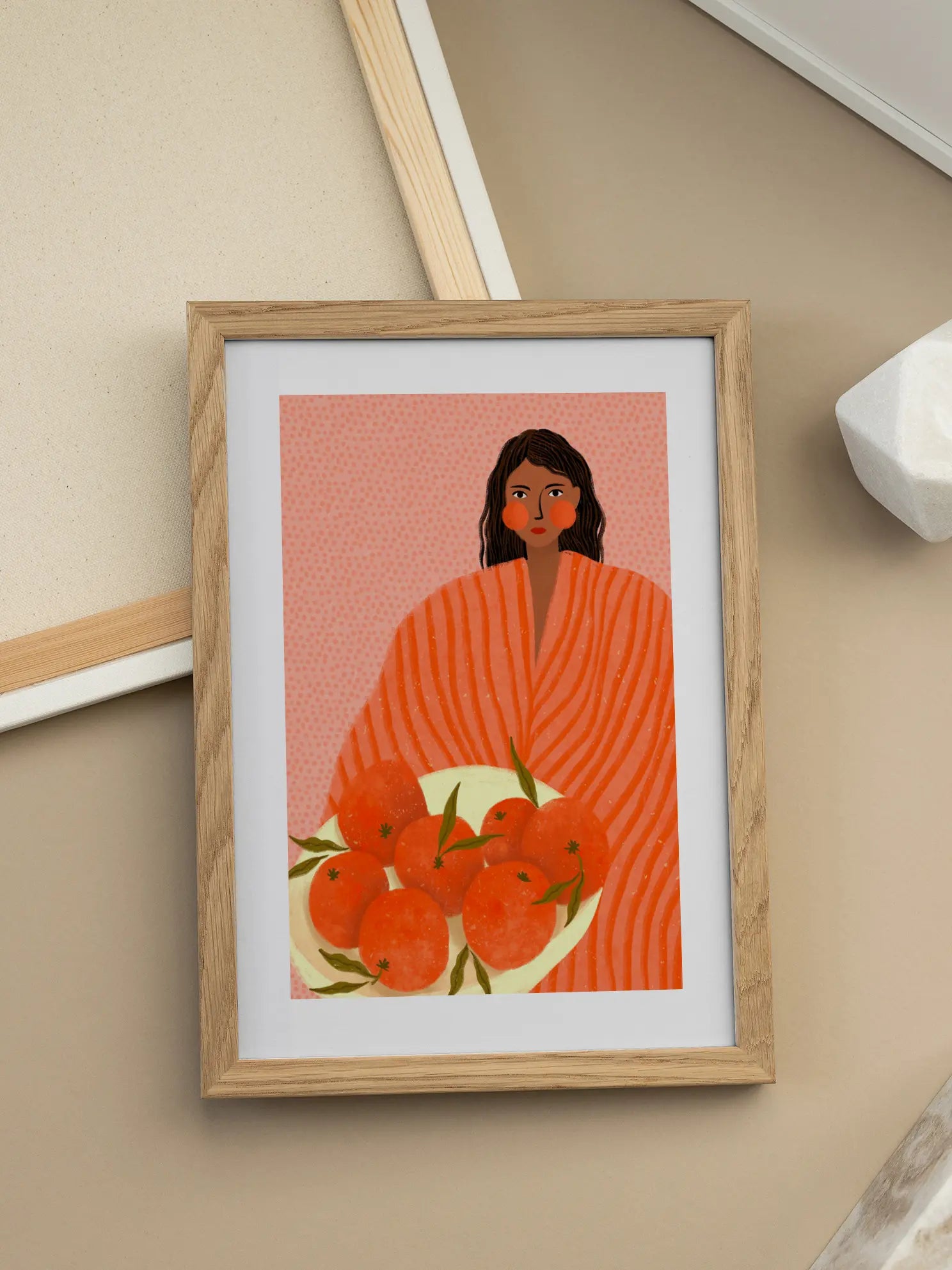 The Woman With the Oranges No2 Poster