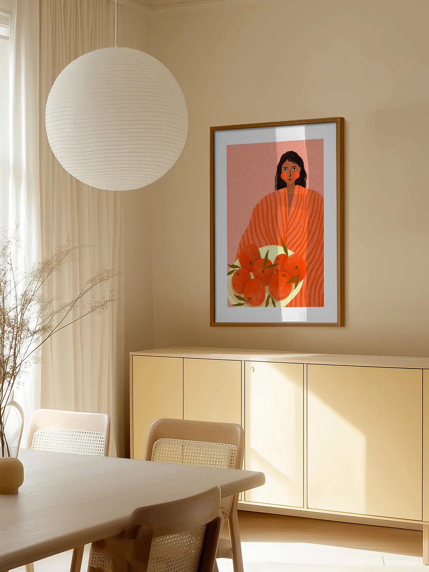 The Woman With the Oranges No2 Poster
