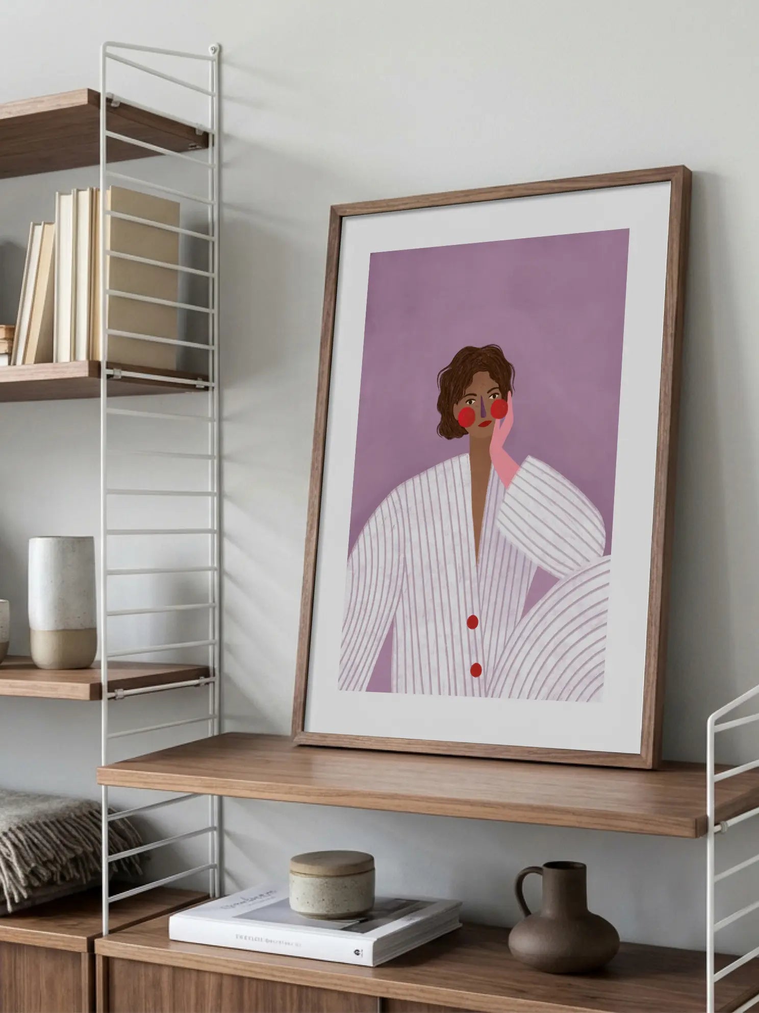 The Woman With the Pink Glove Poster