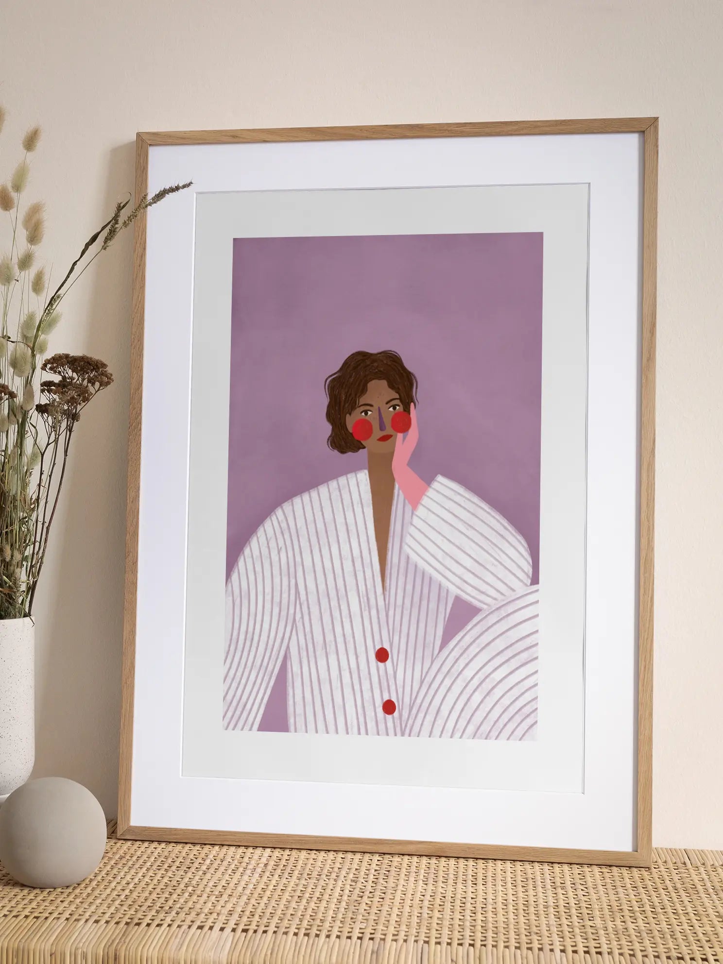 The Woman With the Pink Glove Poster