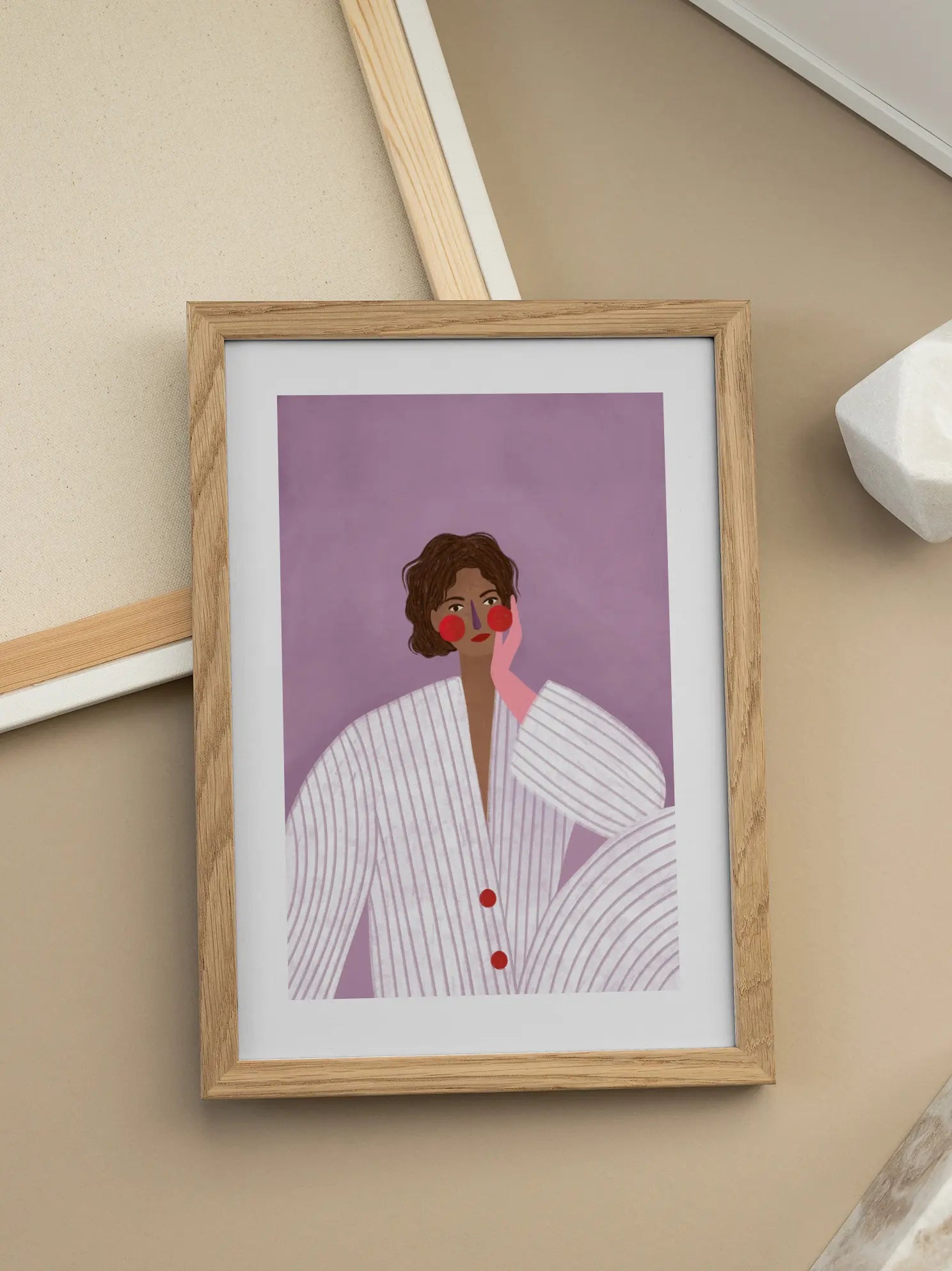 The Woman With the Pink Glove Poster