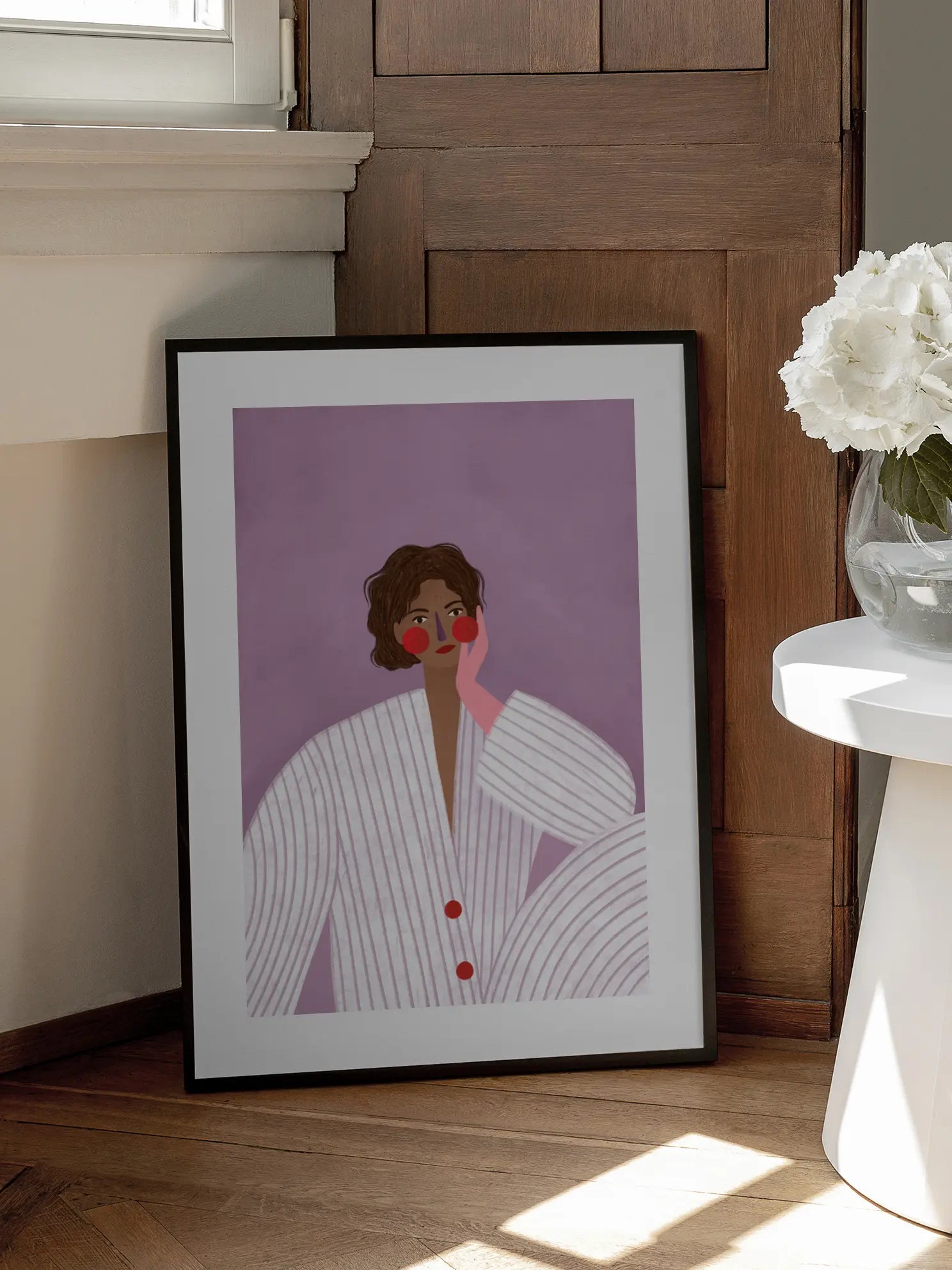 The Woman With the Pink Glove Poster