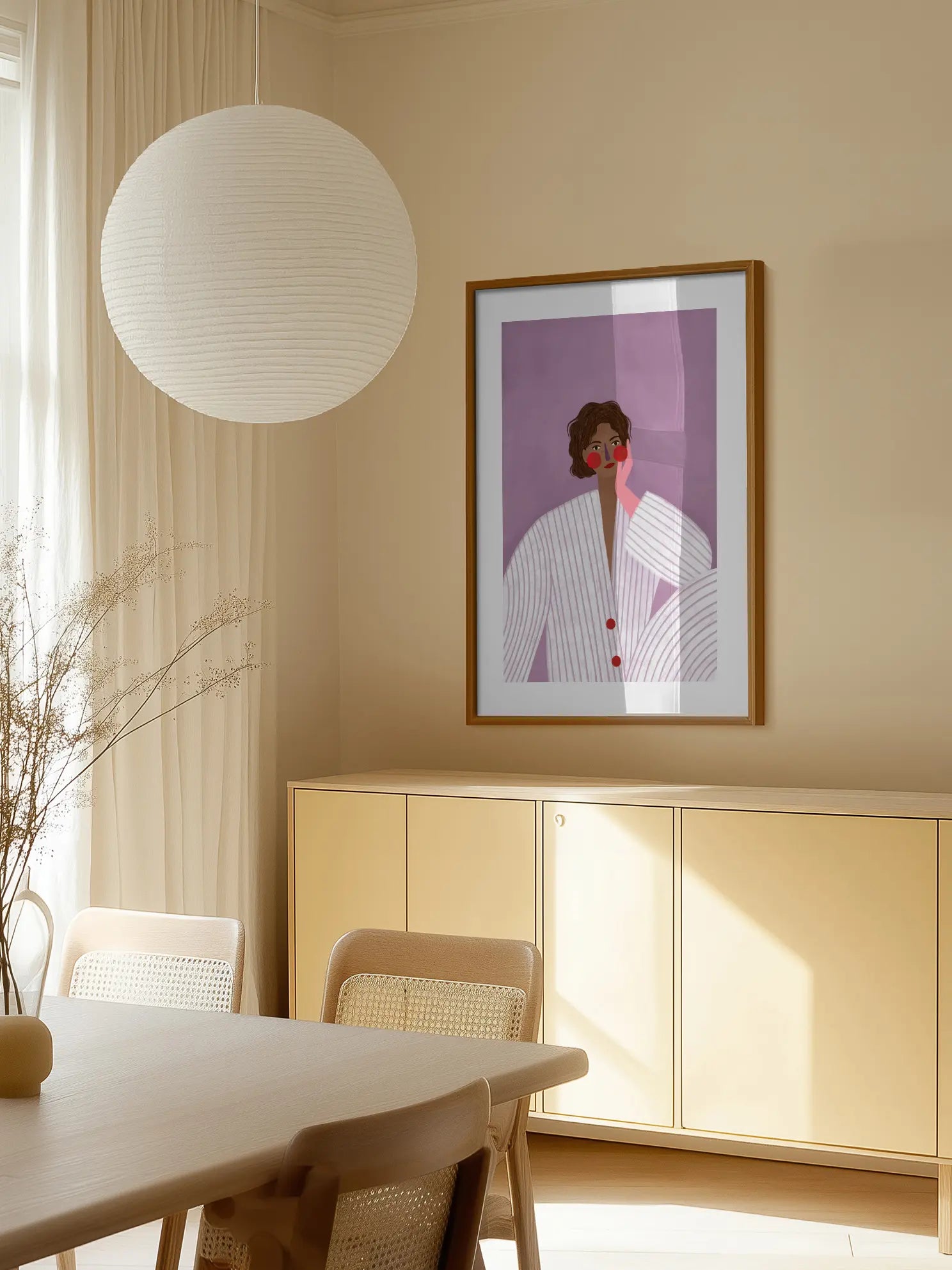 The Woman With the Pink Glove Poster