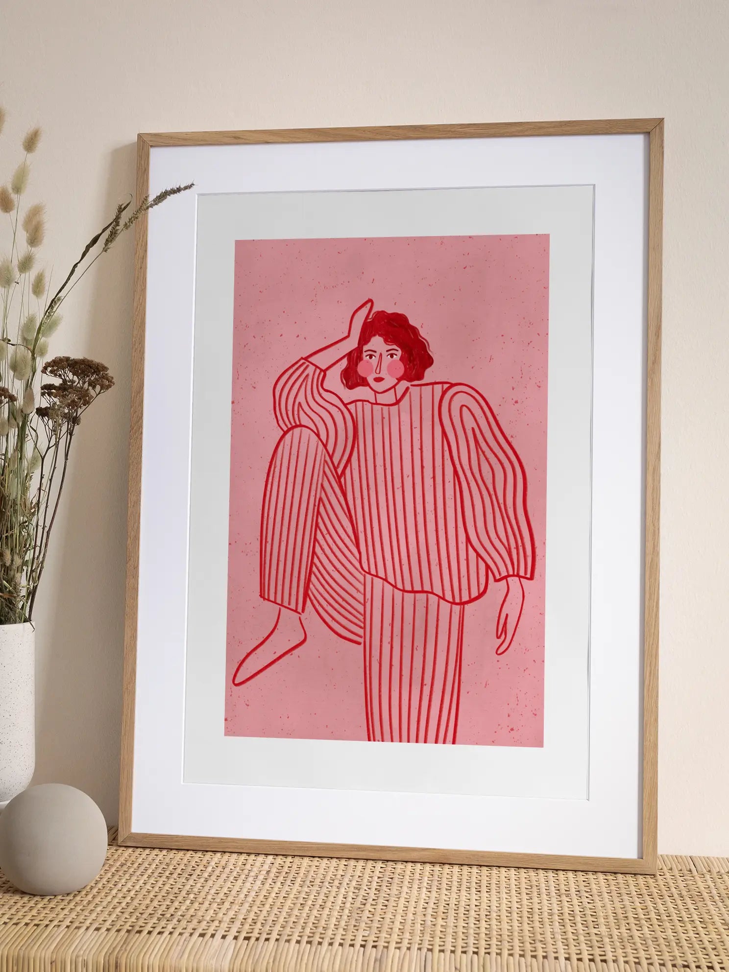 The Woman With the Striped Pyjama Poster