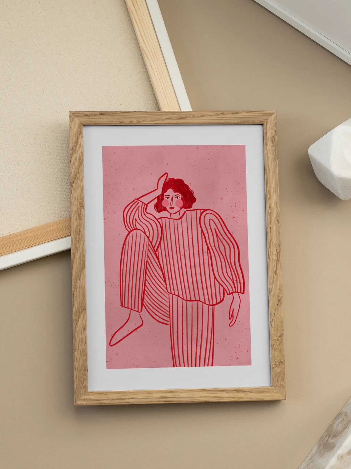 The Woman With the Striped Pyjama Poster