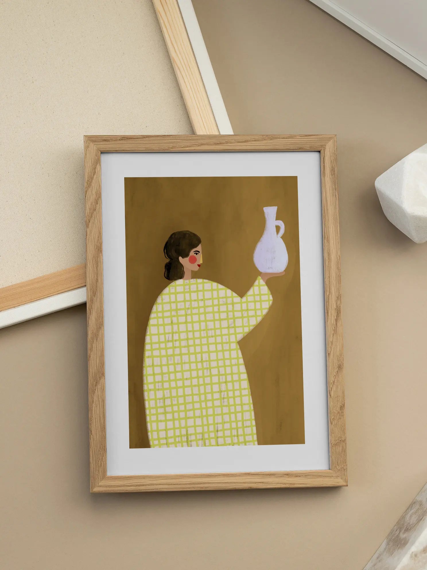 The Woman With Vase Poster