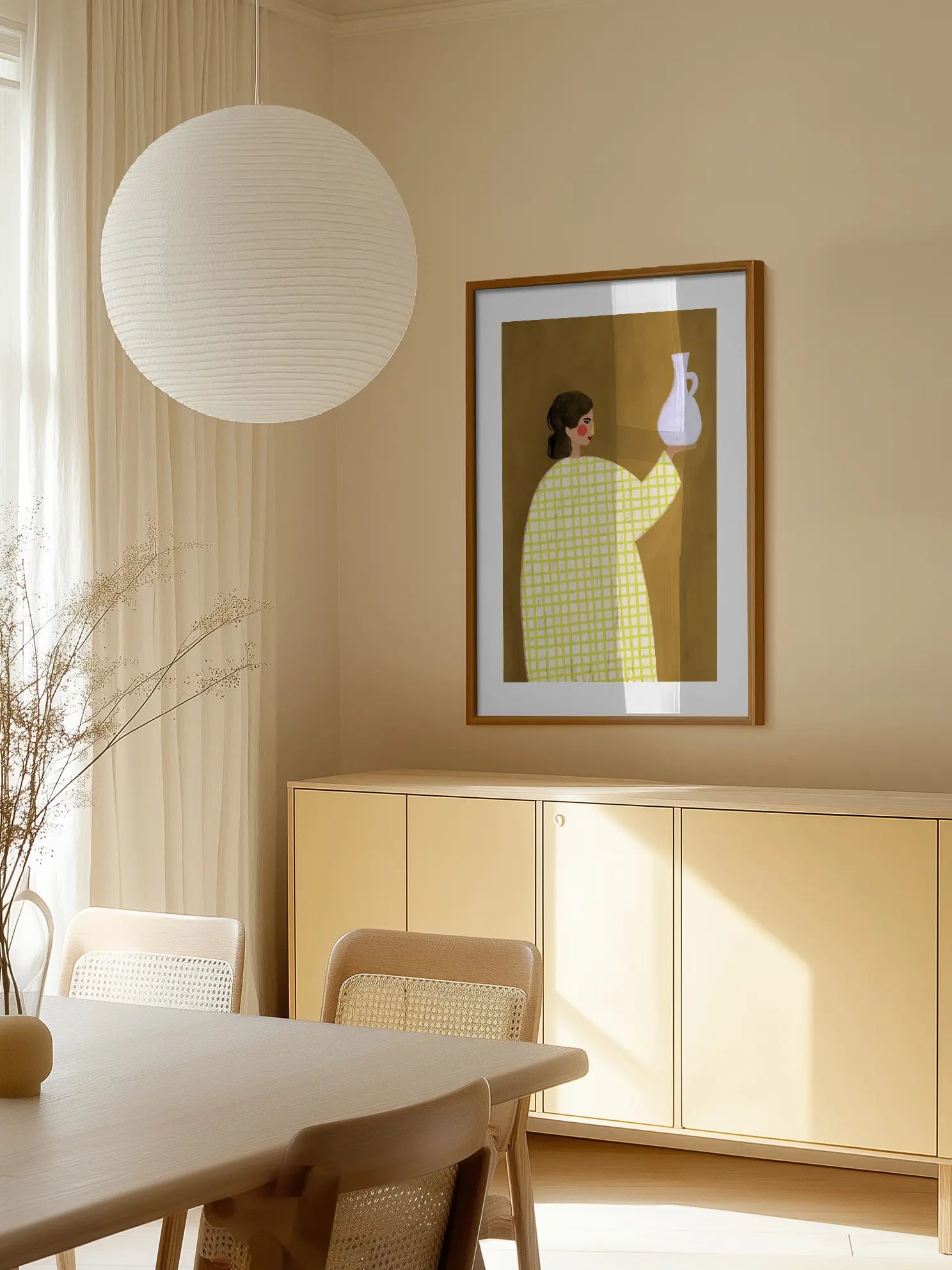 The Woman With Vase Poster