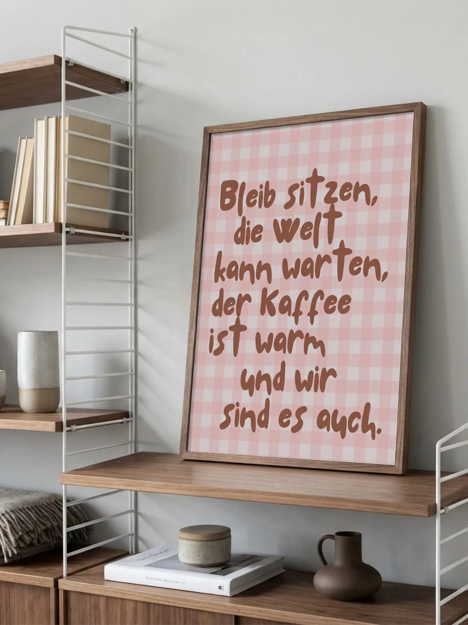 The World kann warten Pattern Poster