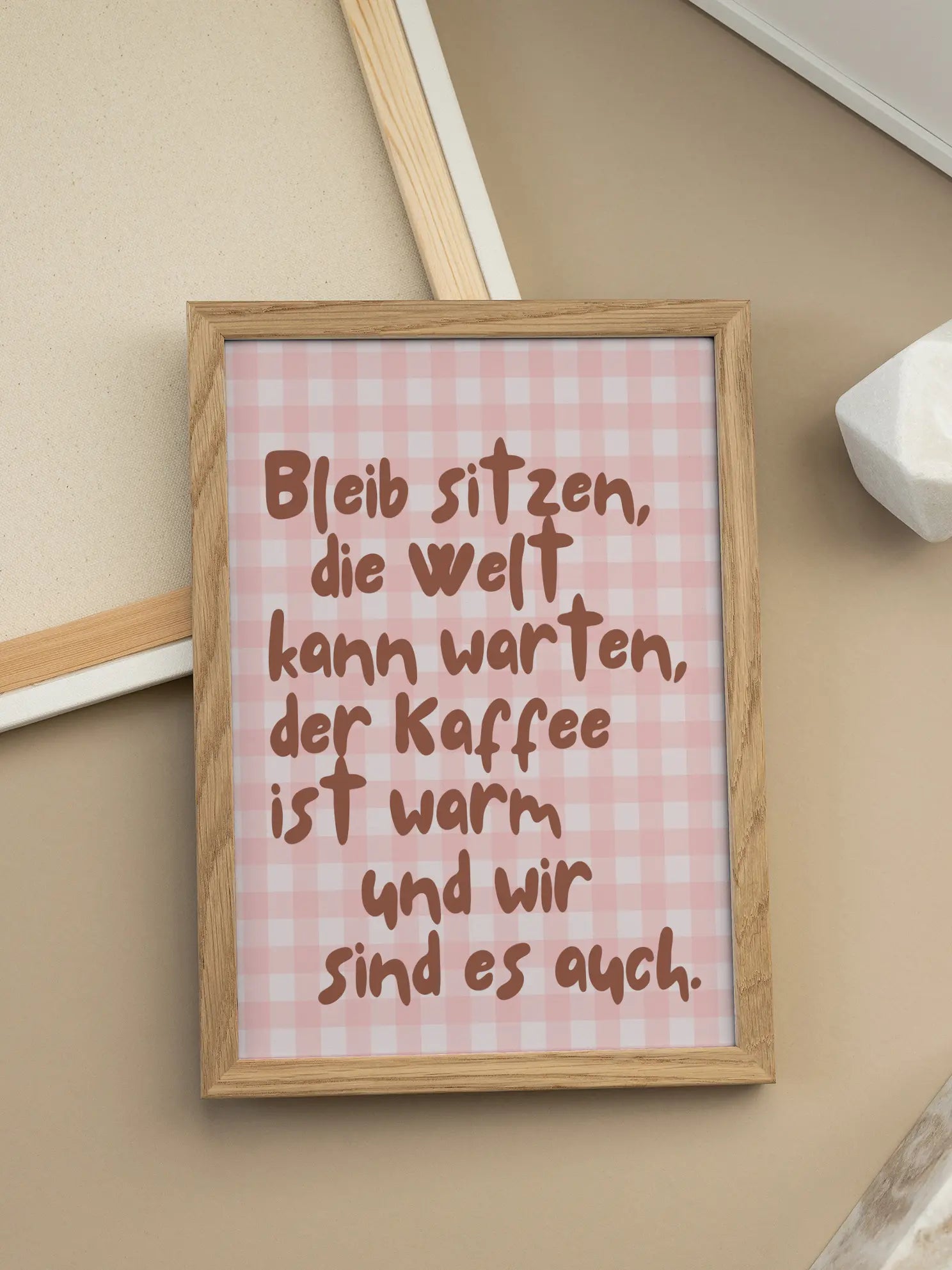 The World kann warten Pattern Poster