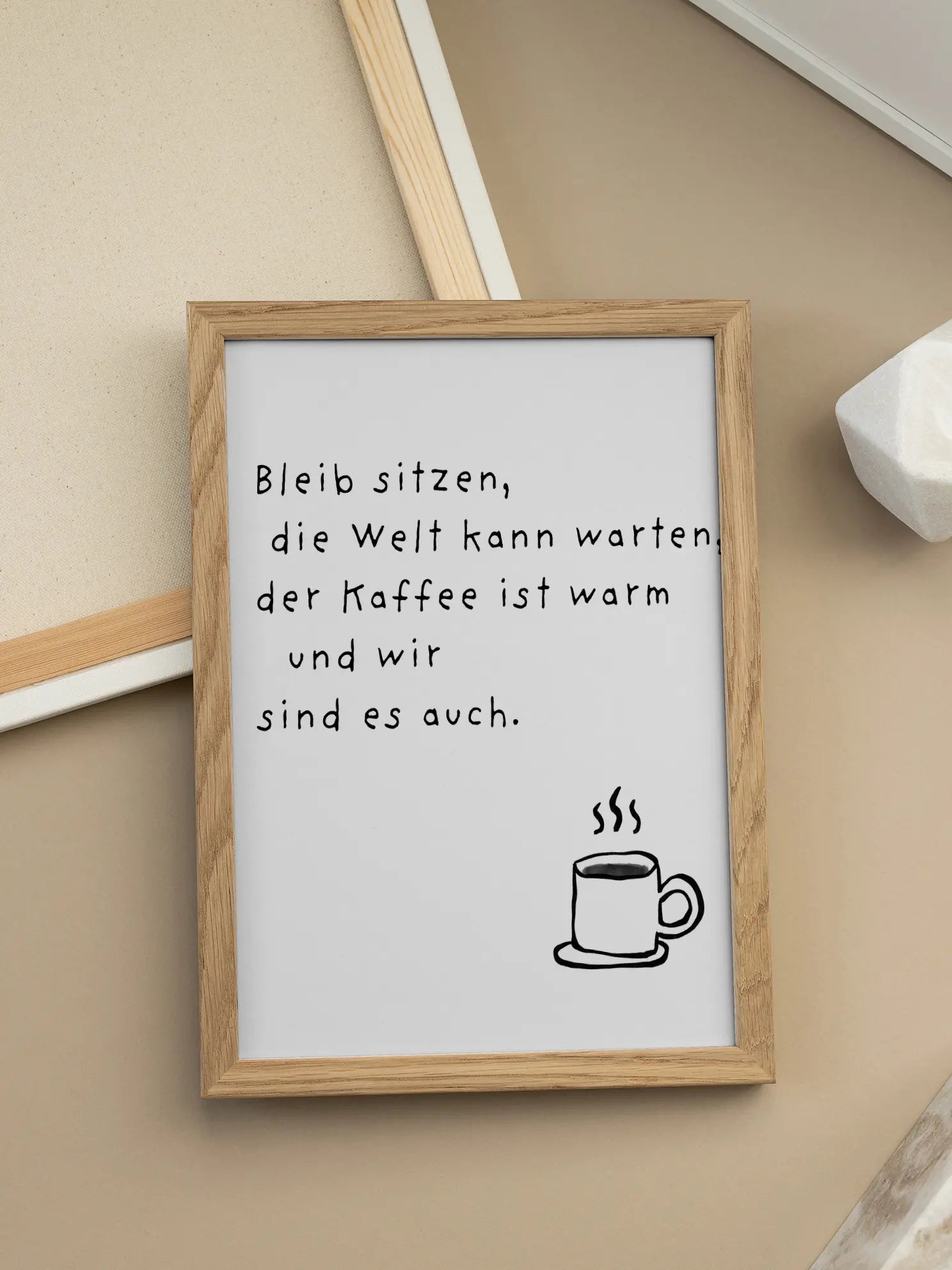 The World kann warten Quote Poster
