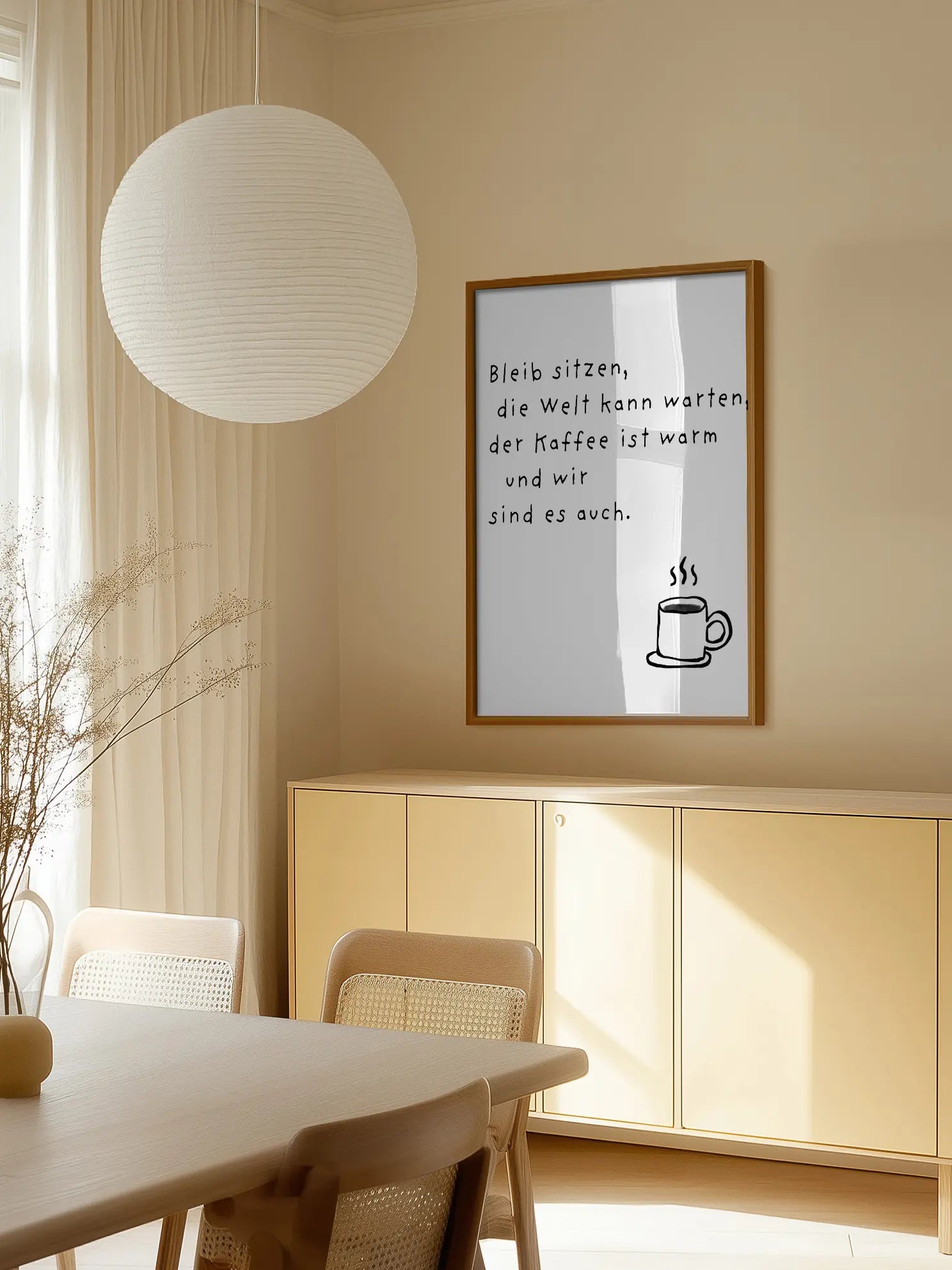 The World kann warten Quote Poster