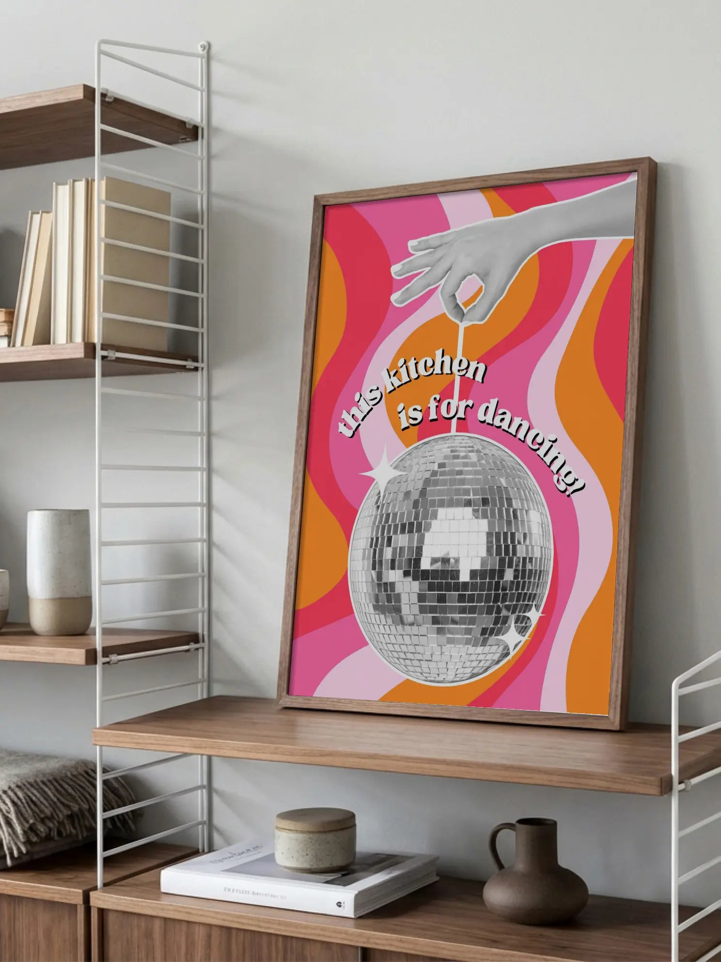 This Kitchen is For Dancing No2 Poster