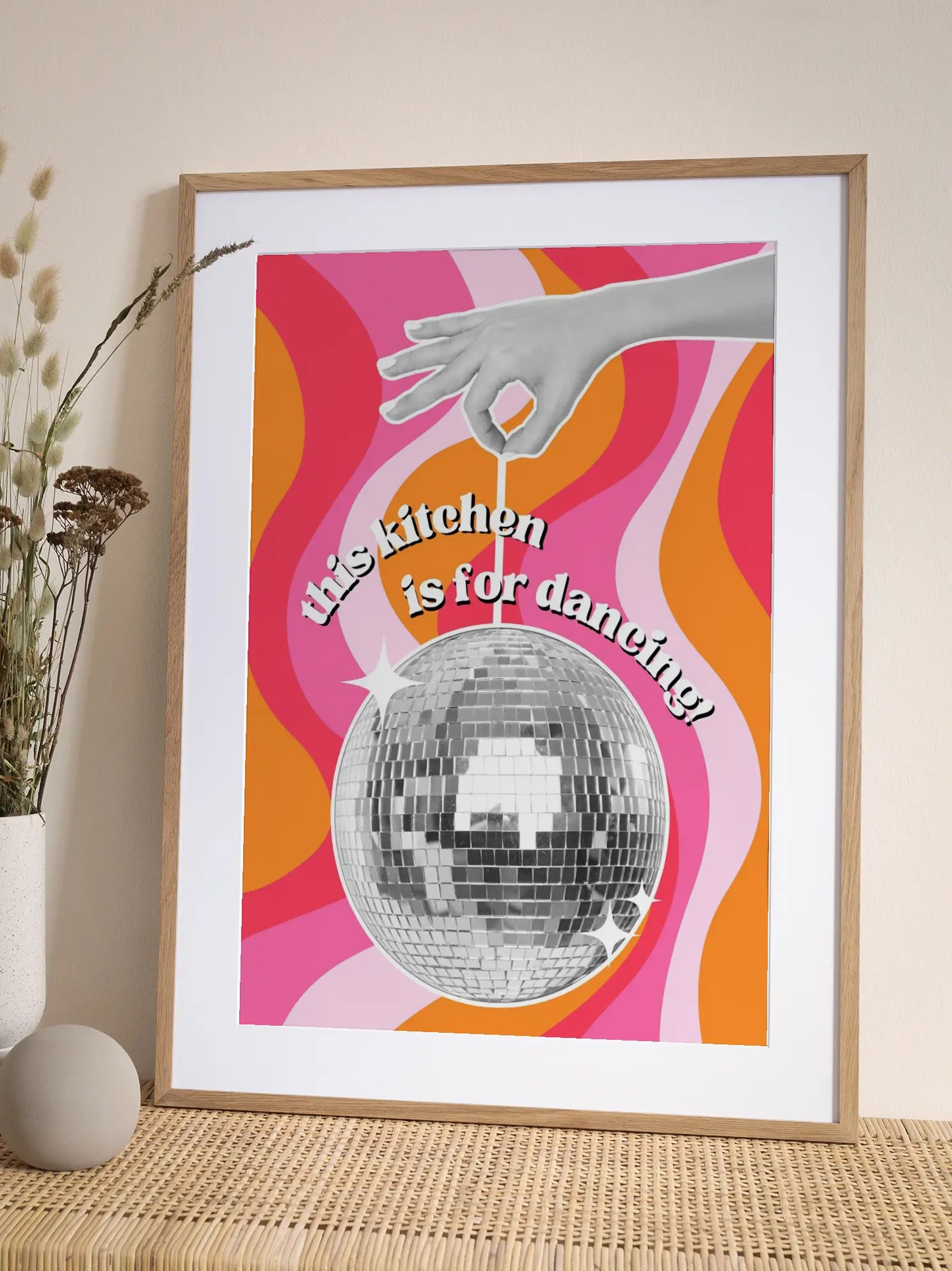 This Kitchen is For Dancing No2 Poster