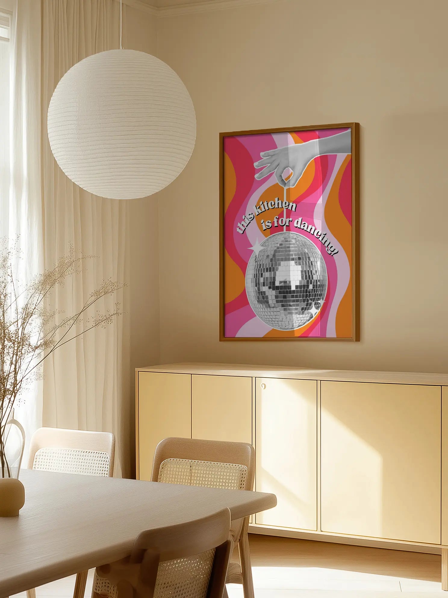 This Kitchen is For Dancing No2 Poster