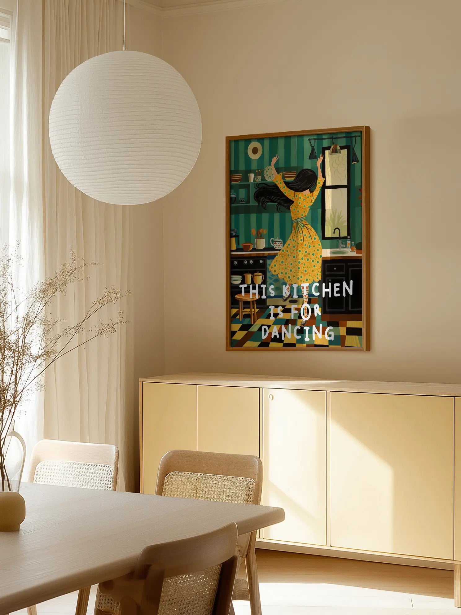 This Kitchen is for Dancing No3 Poster